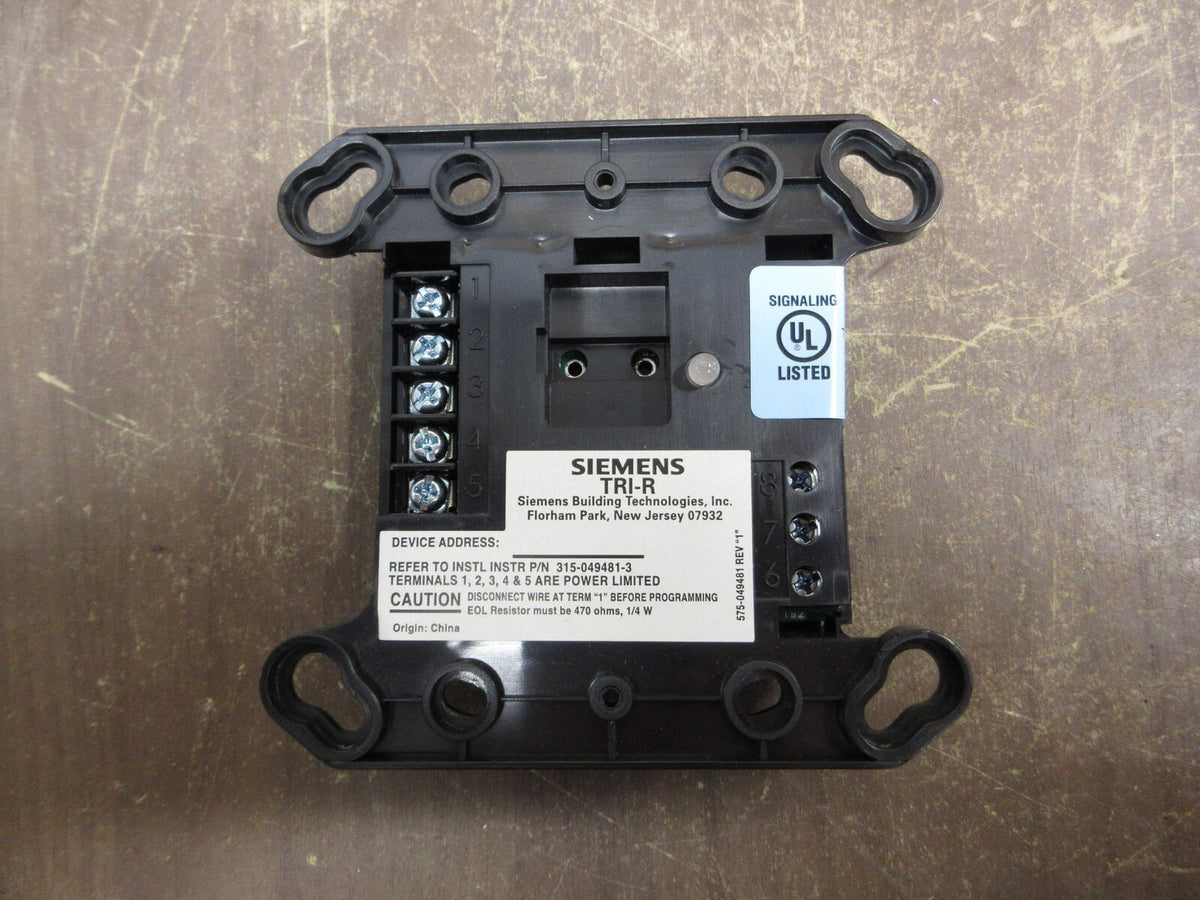 Siemens Tri-R Intel Interface w/ Relay 500-896224 New Surplus