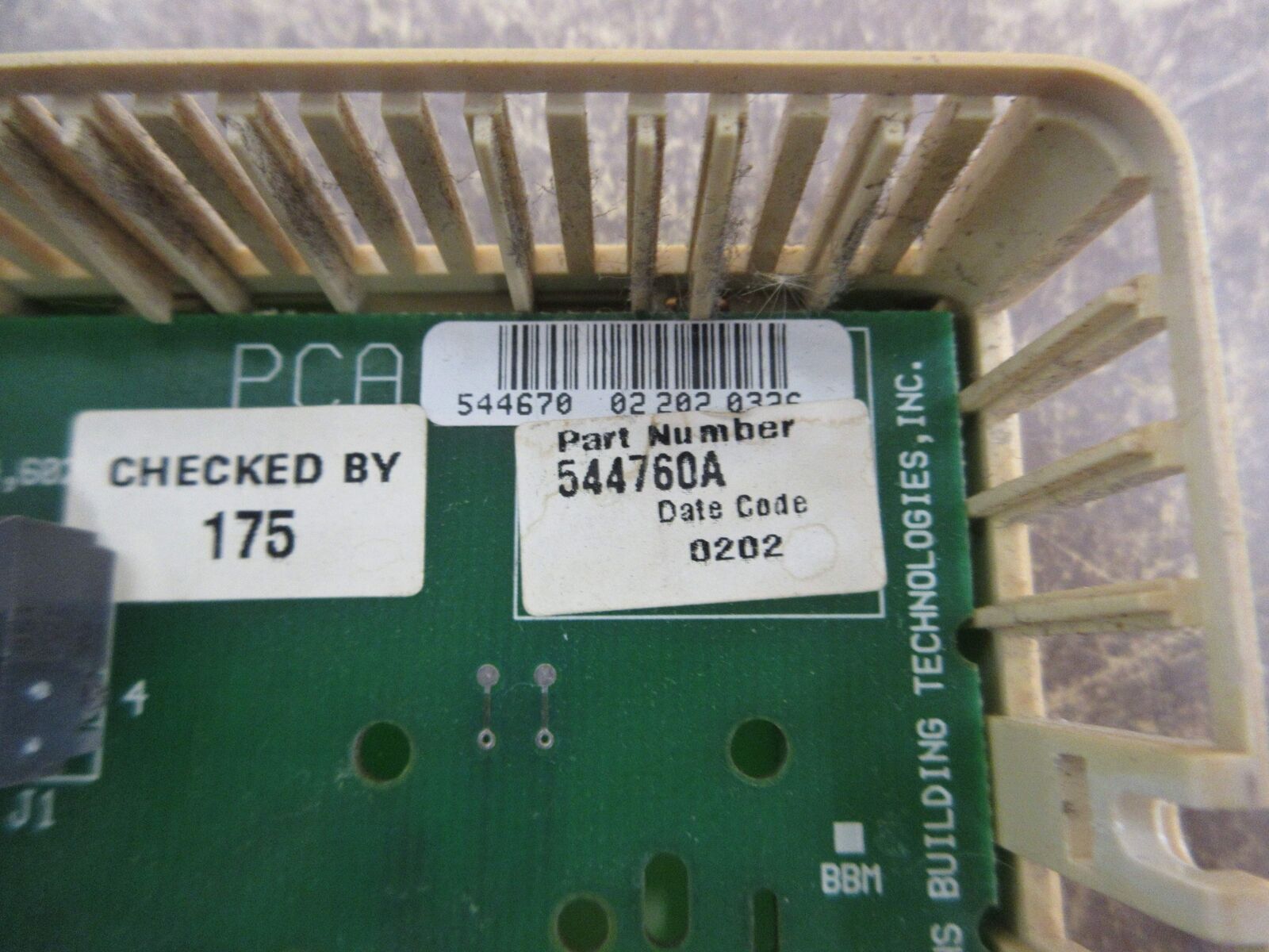 Siemens Room Temp. Sensor 544760A Used