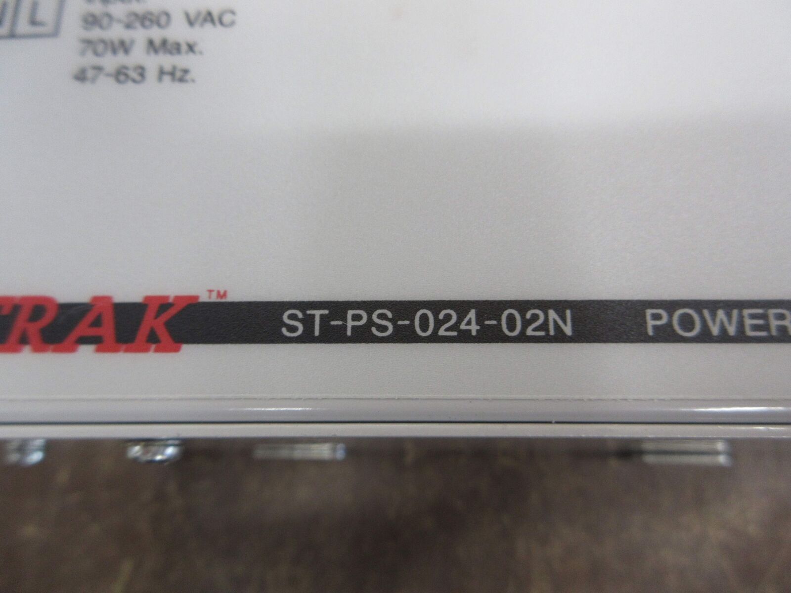 Sixnet Sixtrack Power Supply ST-PS-024-02N Output: +24 VDC 50W Max Used