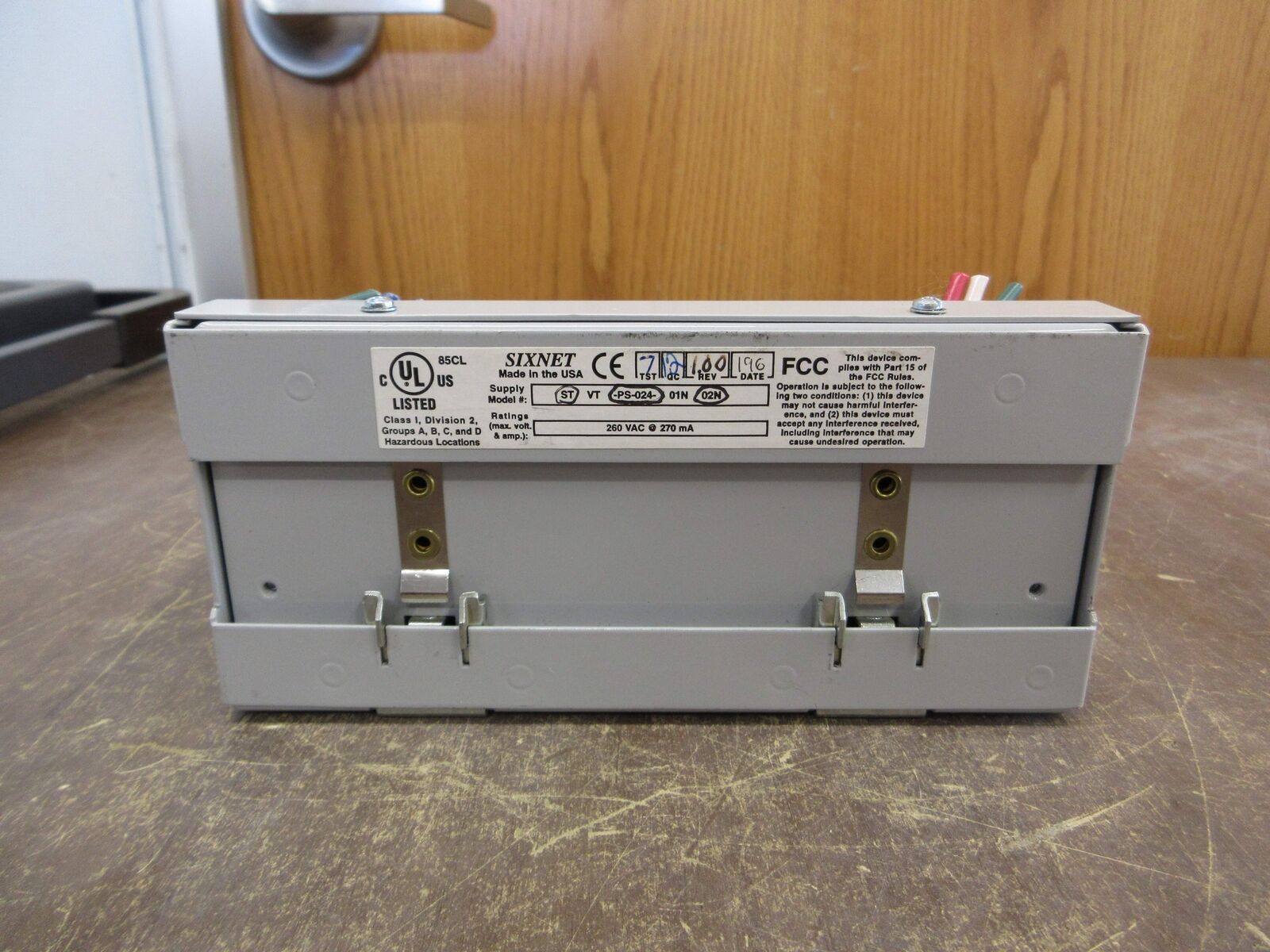 Sixnet Sixtrack Power Supply ST-PS-024-02N Output: +24 VDC 50W Max Used