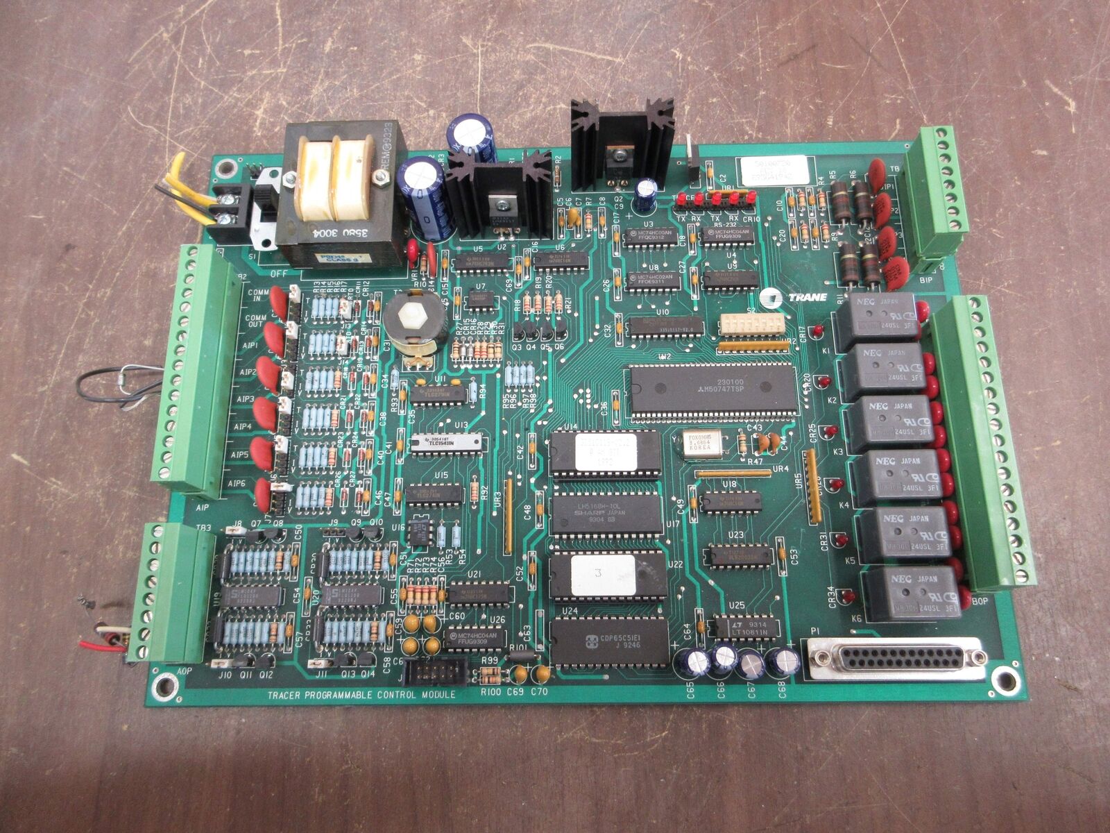 Trane Tracer Programmable Control Module 50100720 Rev. 10 Used