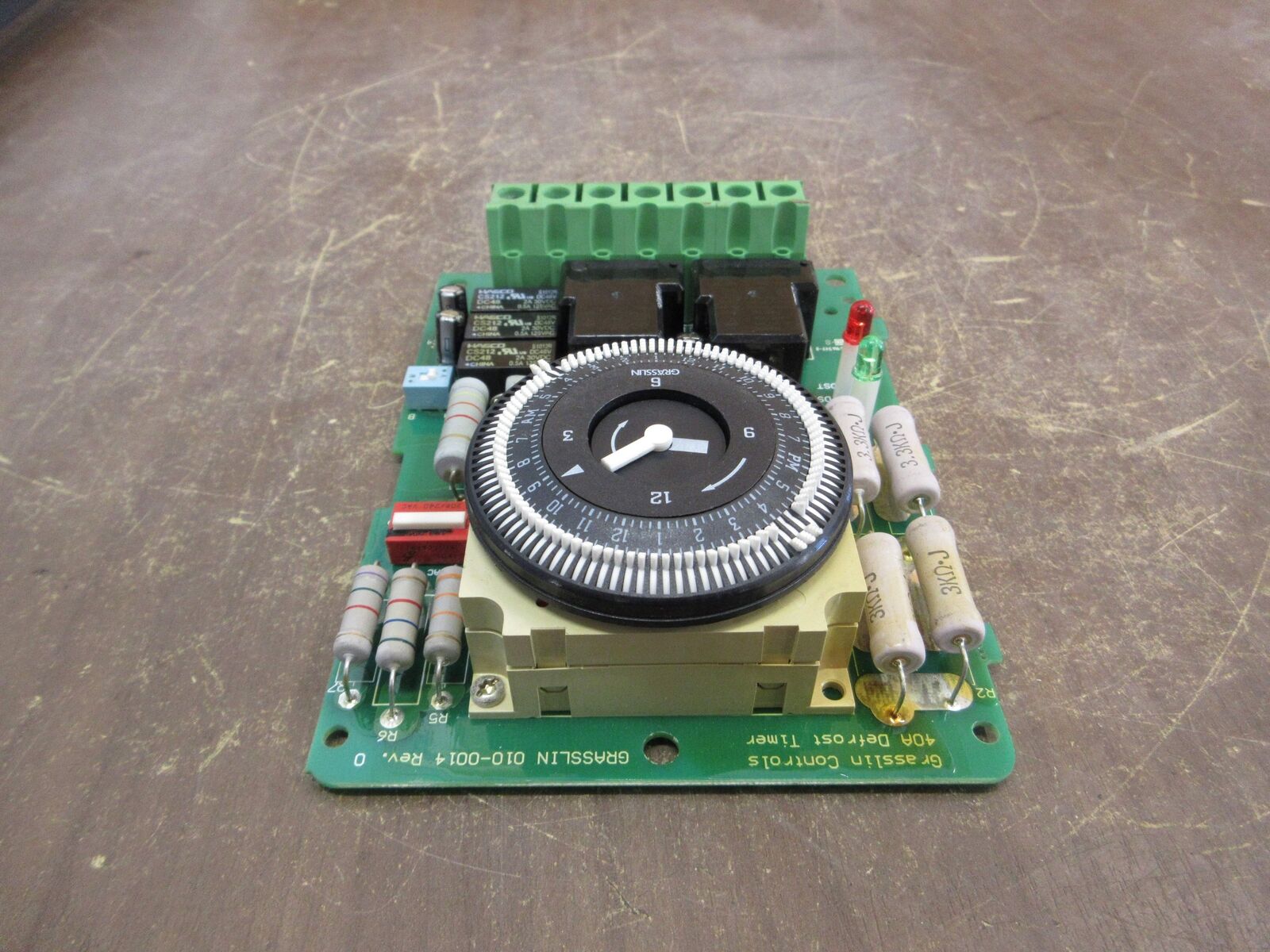 Grasslin 40A Defrost Timer 010-0014 Rev. 0 Used