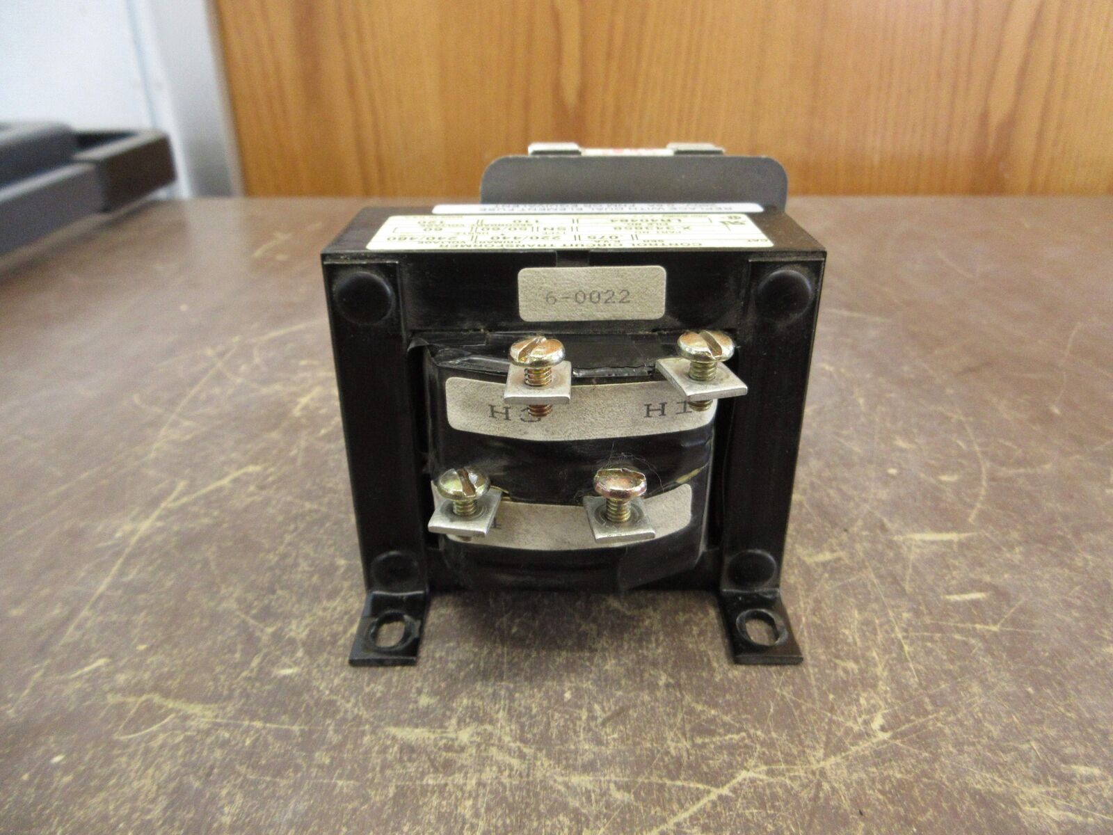 Allen-Bradley Transformer X-343858 0.075KVA Pri: 240/480V Sec: 120V Used