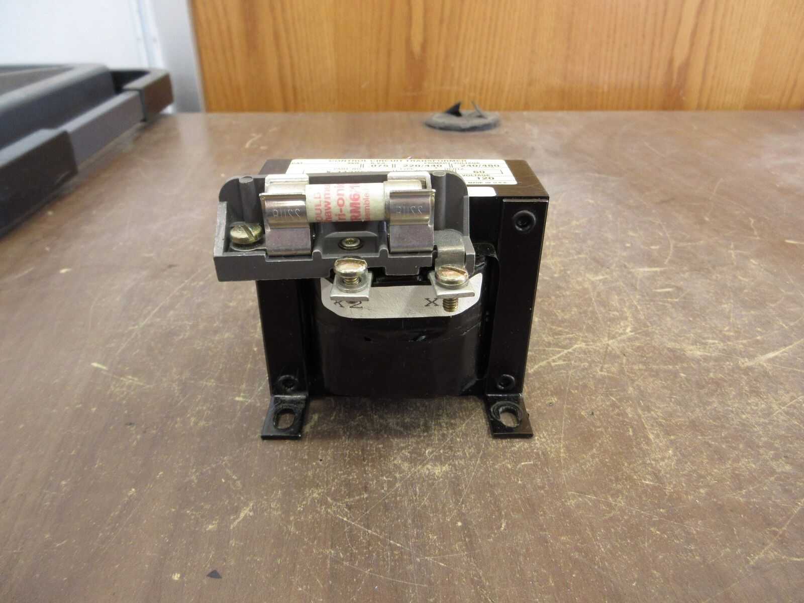 Allen-Bradley Transformer X-343858 0.075KVA Pri: 240/480V Sec: 120V Used