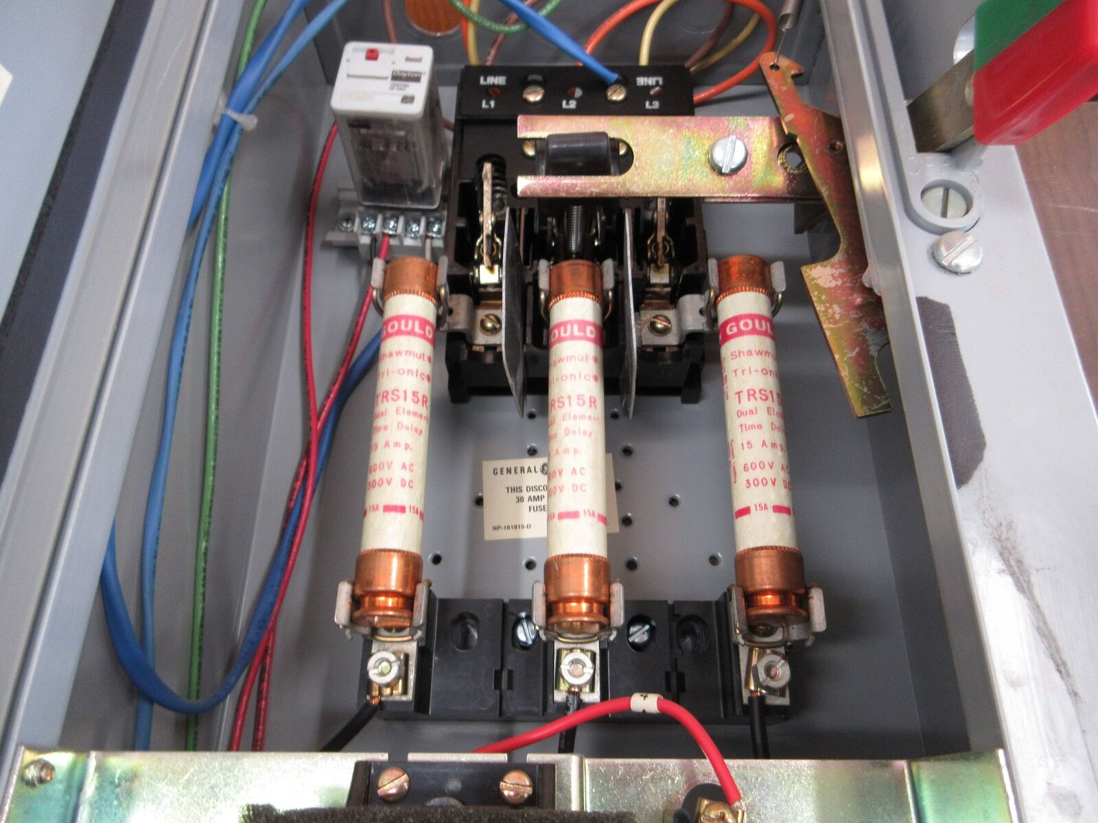 GE Size 1 Fusible Combination CR308C1**DAA 115-120V Coil 27A 600V Used