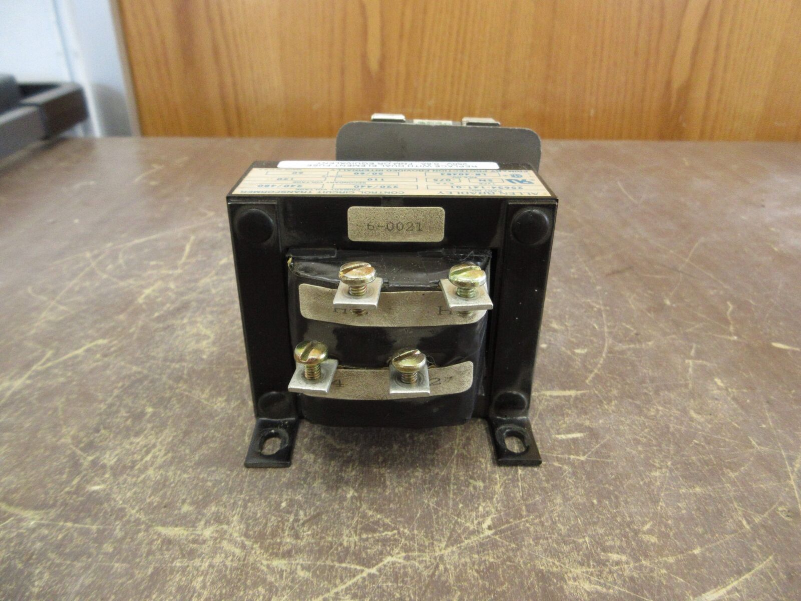 Allen-Bradley Transformer 25634-141-01 0.075kVA Pri: 240/480V Sec: 120V Used