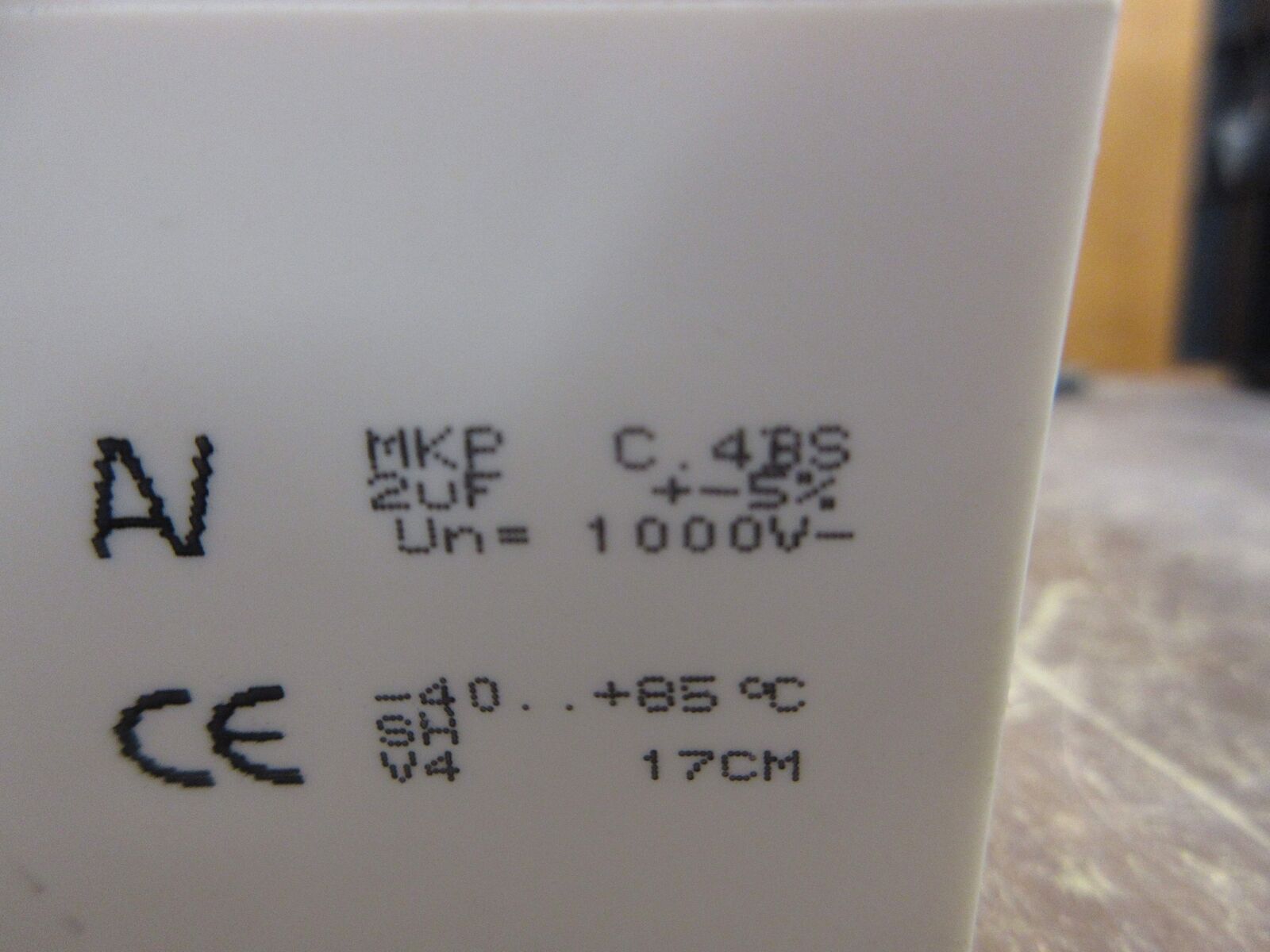 MKP Capacitor C.4BS 2uF 1000V Used