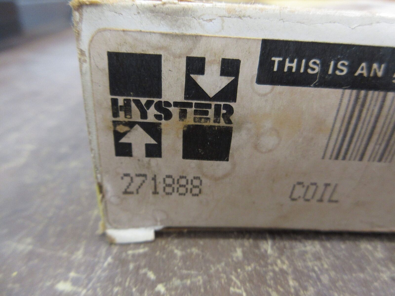 Hyster Coil 271888 *Missing Suppressor* New Surplus