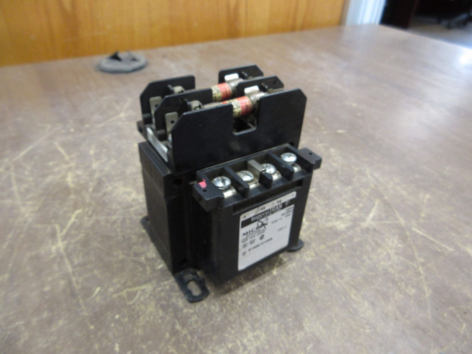 Micron ImperviTRAN Control Transformer B100BTZ13RB 100VA Pri: 240/480V 50/60Hz
