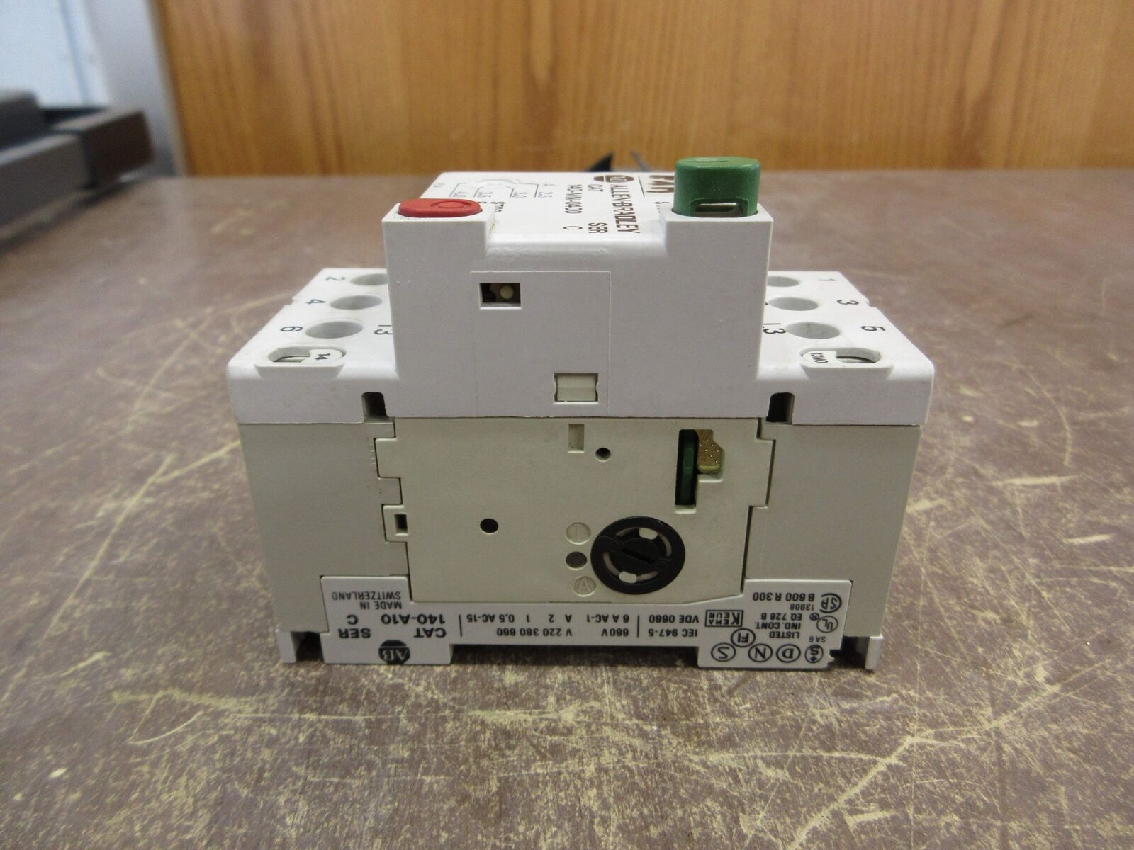 Allen-Bradley Manual Starter 140-MN-0400 Ser. C Trip: 2.5-4.0A Used