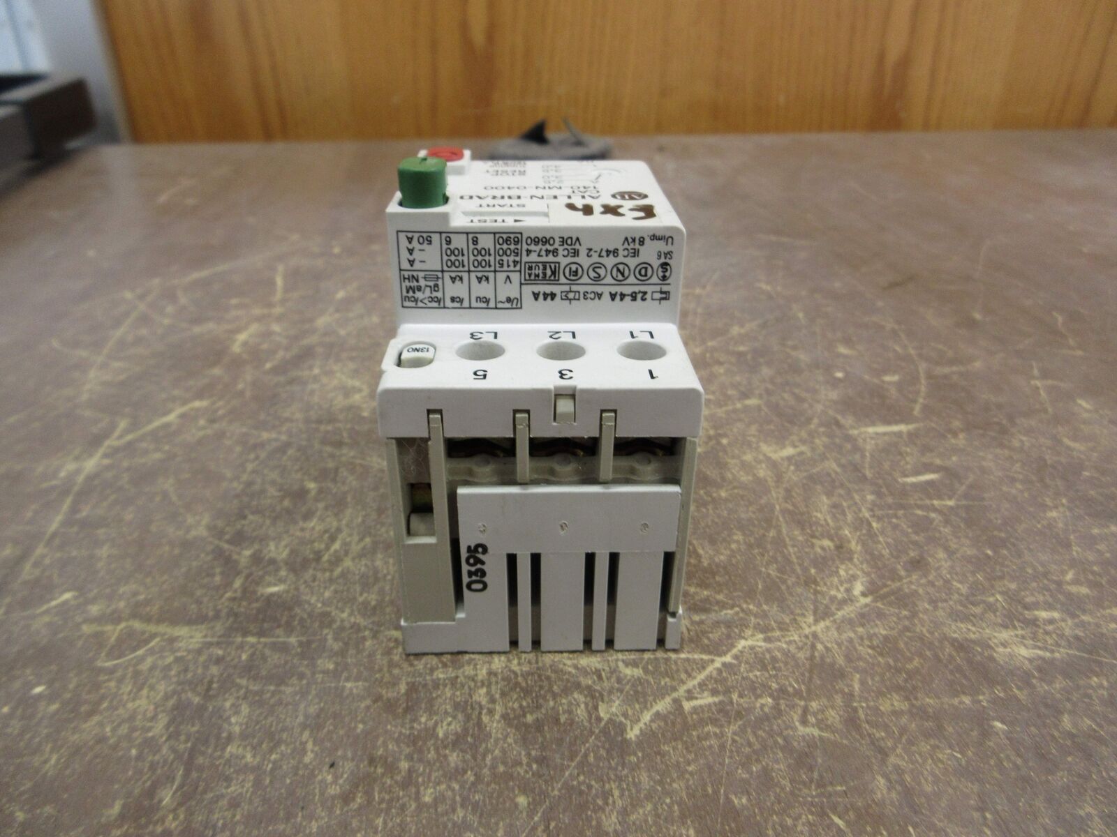 Allen-Bradley Manual Starter 140-MN-0400 Ser. C Trip: 2.5-4.0A Used
