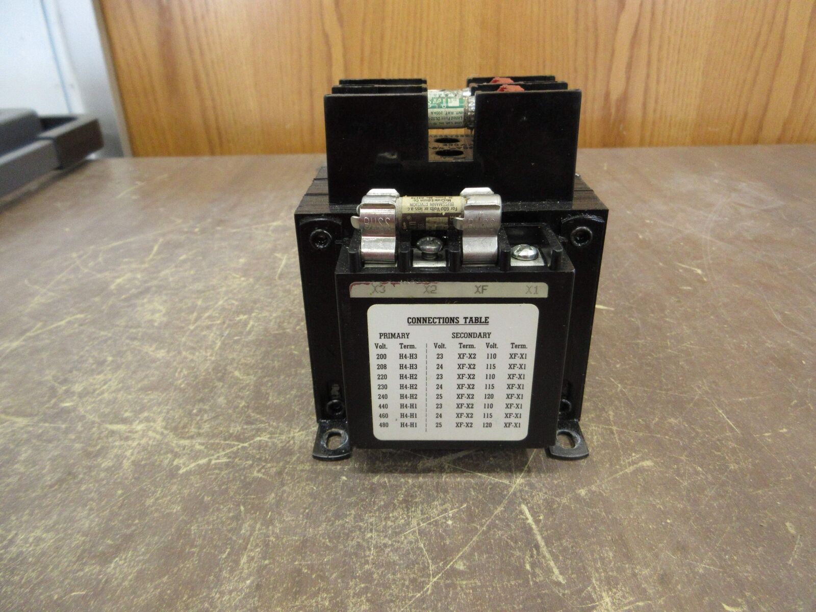 Micron Impervitran Control Transformer B150MBT713RK 0.150kVA 50/60Hz Used