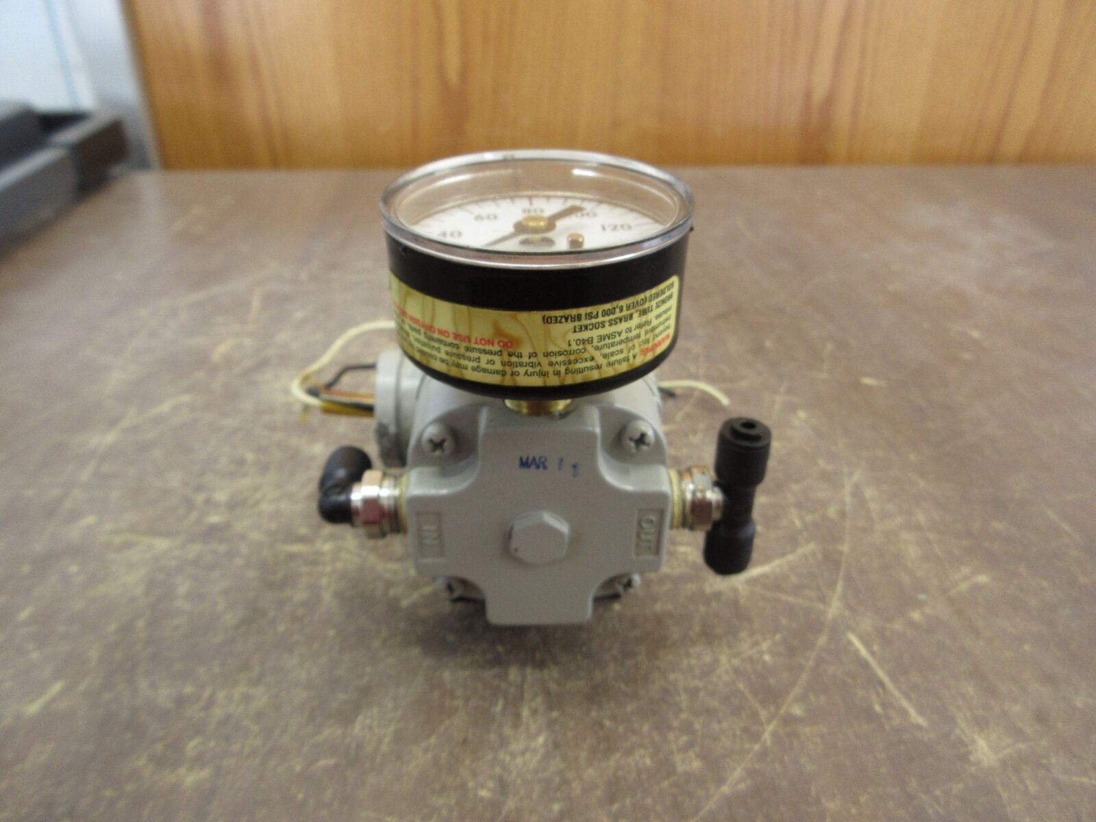 Bellofram E/P Pressure Transducer 961-112-000 Input: 0-10VDC Used