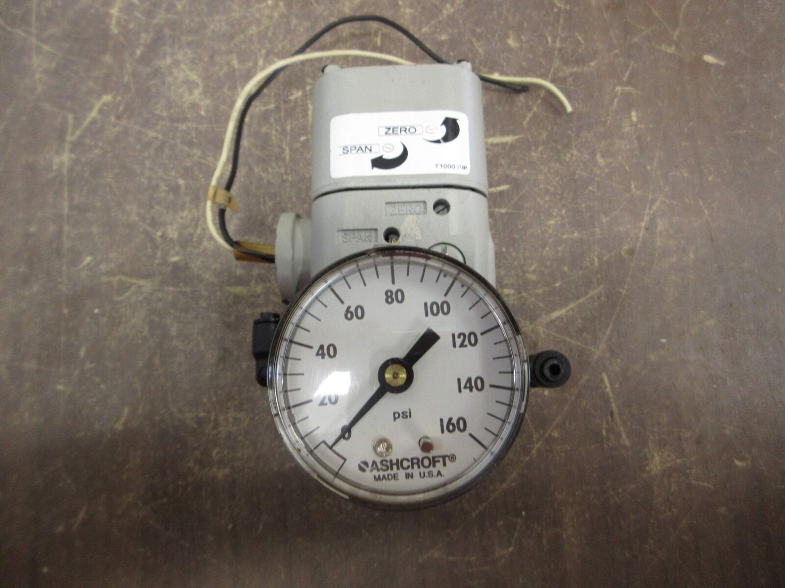 Bellofram E/P Pressure Transducer 961-112-000 Input: 0-10VDC Used