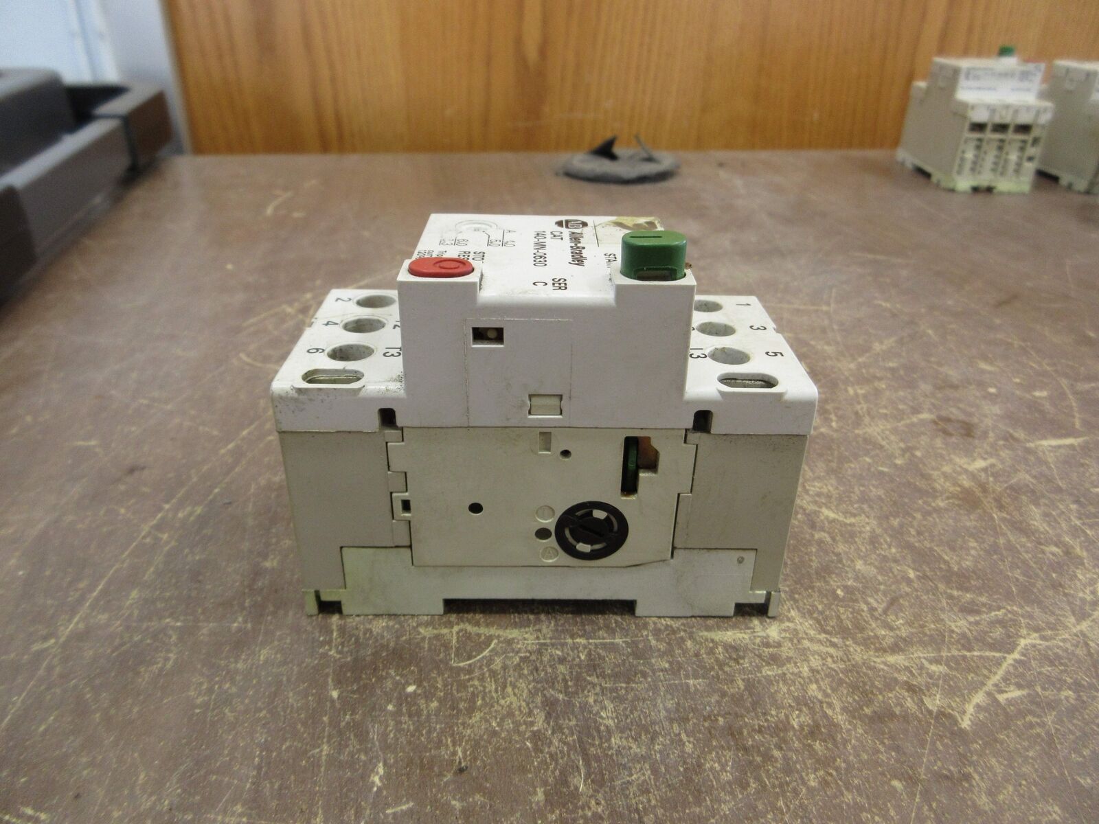 Allen-Bradley Manual Starter 140-MN-0630 Ser. C Trip: 4.0-6.3A Used