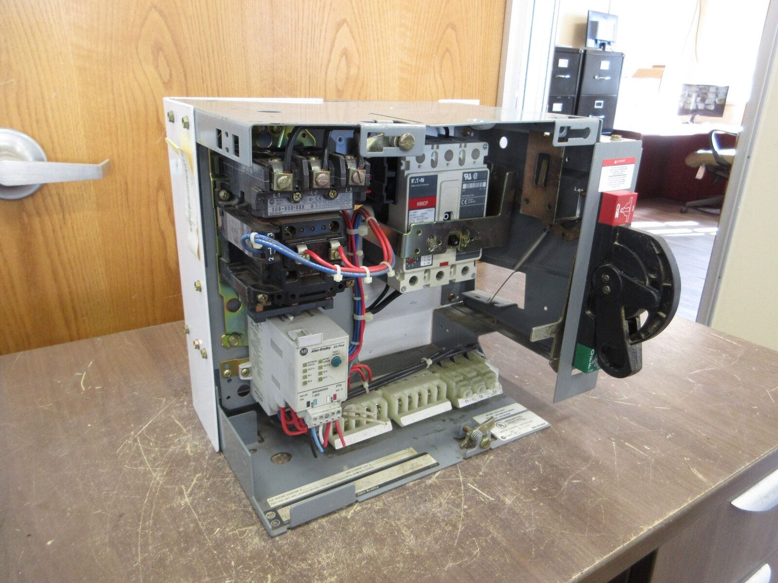 Allen-Bradley Size 1 MCC Bucket 2113B-BDBD-7FEC2A-37CA-98 Q 480V 3Ph 60Hz Used