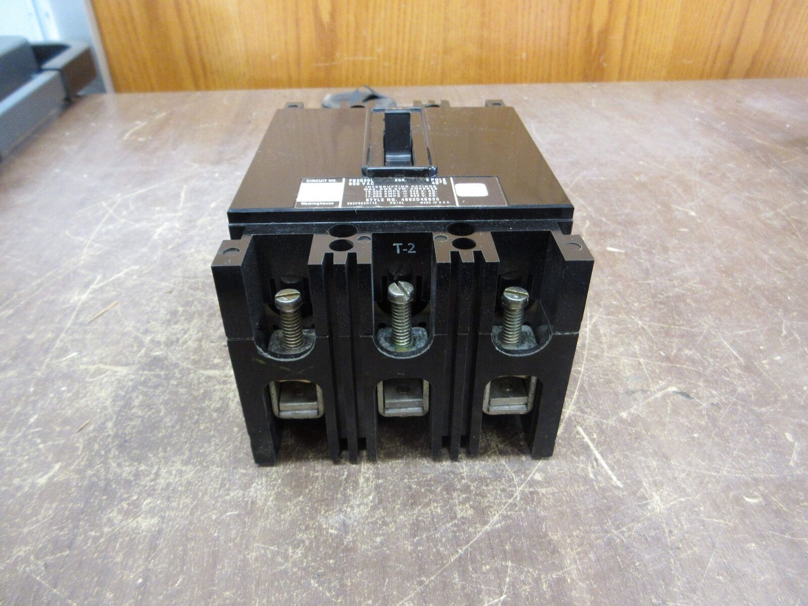Westinghouse AB De-Ion Circuit Breaker FB3020L 20A 600V 3P New Surplus