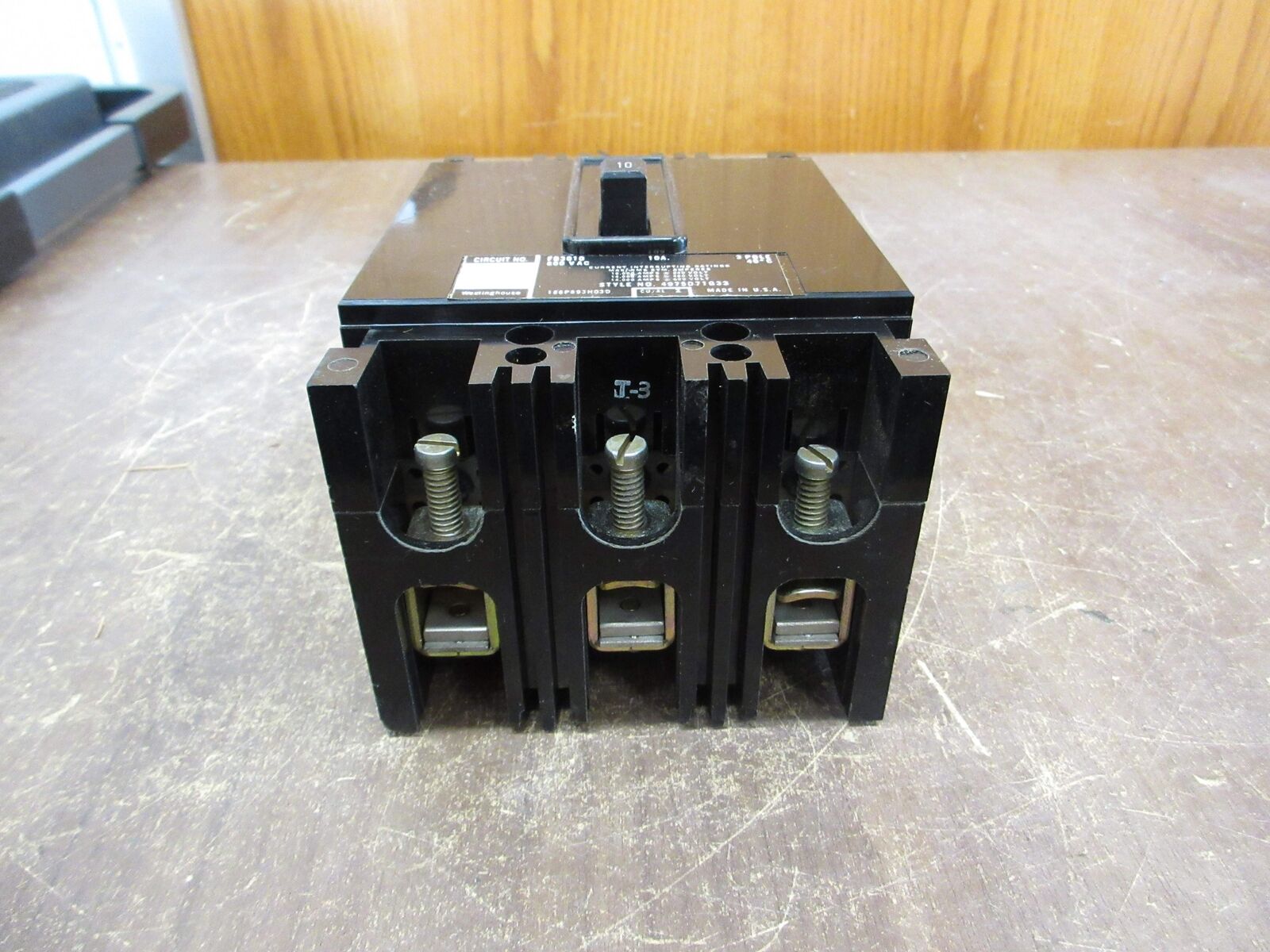 Westinghouse AB DE Ion Circuit Breaker FB3010 10A 600V 3P New Surplus