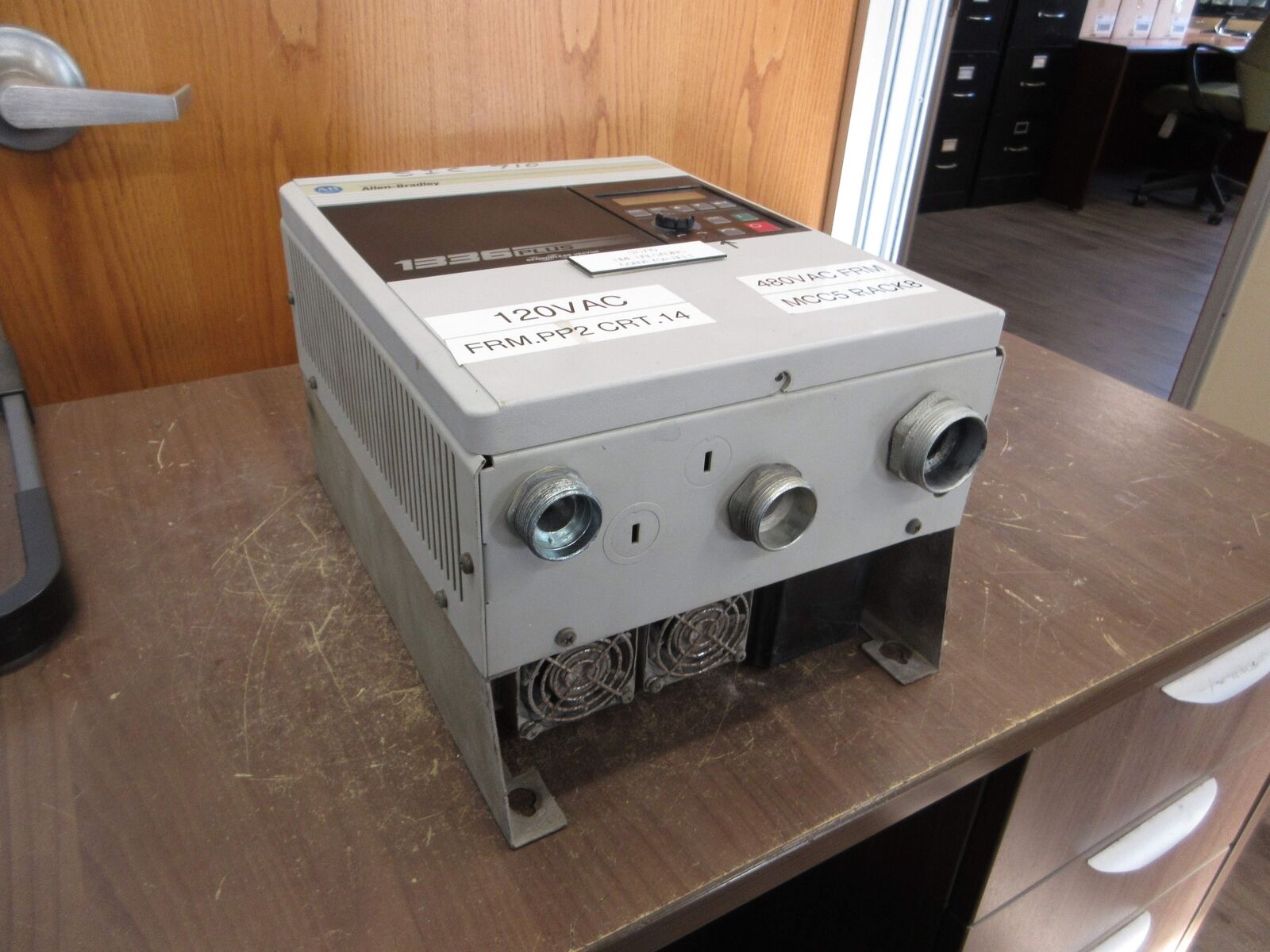 Allen-Bradley 1336 Plus AC Drive 1336S-BRF75-AA-EN4-HA1-L6 7.5HP Used