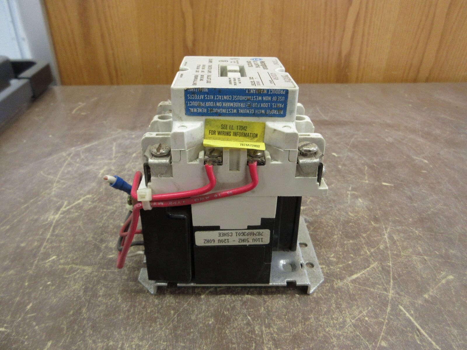Westinghouse AC Lighting Contactor A202K1FAM 120V Coil 30A 600V Used