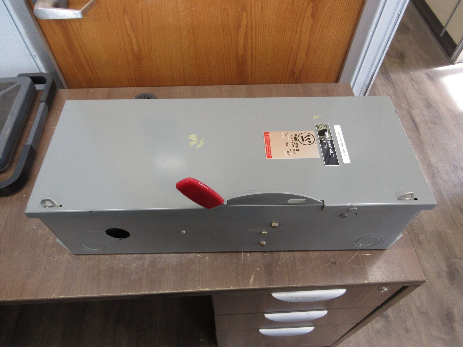 Westinghouse Bryant Fusible Safety Switch / Disconnect HFN323 100A 240V 3P Used