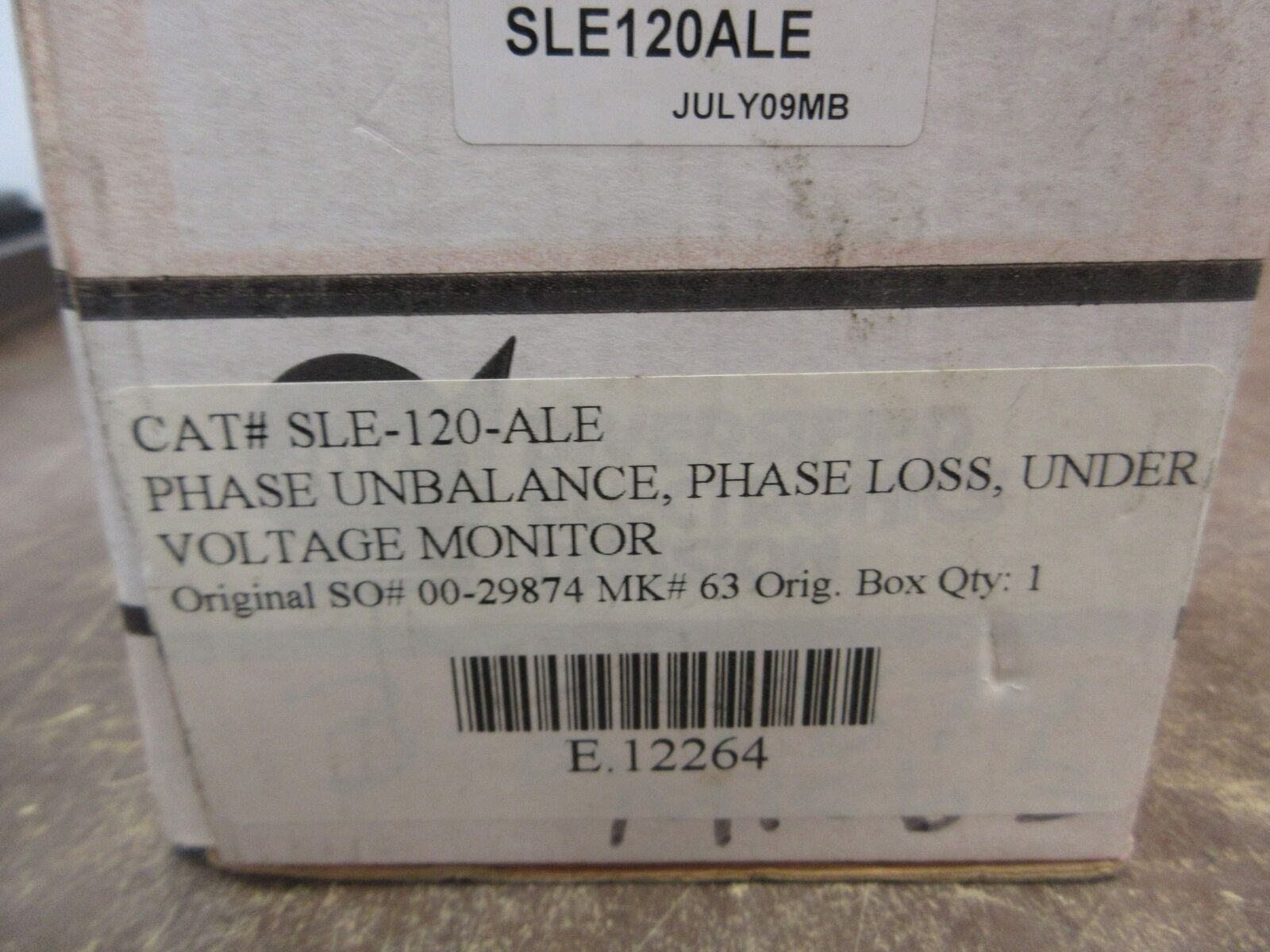 ATC Phase Monitor Relay SLE120ALE New Surplus