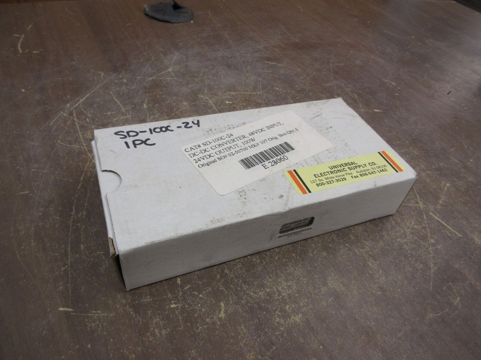 Mean Well DC-DC Converter SD-100C-24 Input: 48VDC 3A Output: 24VDC 4.2A