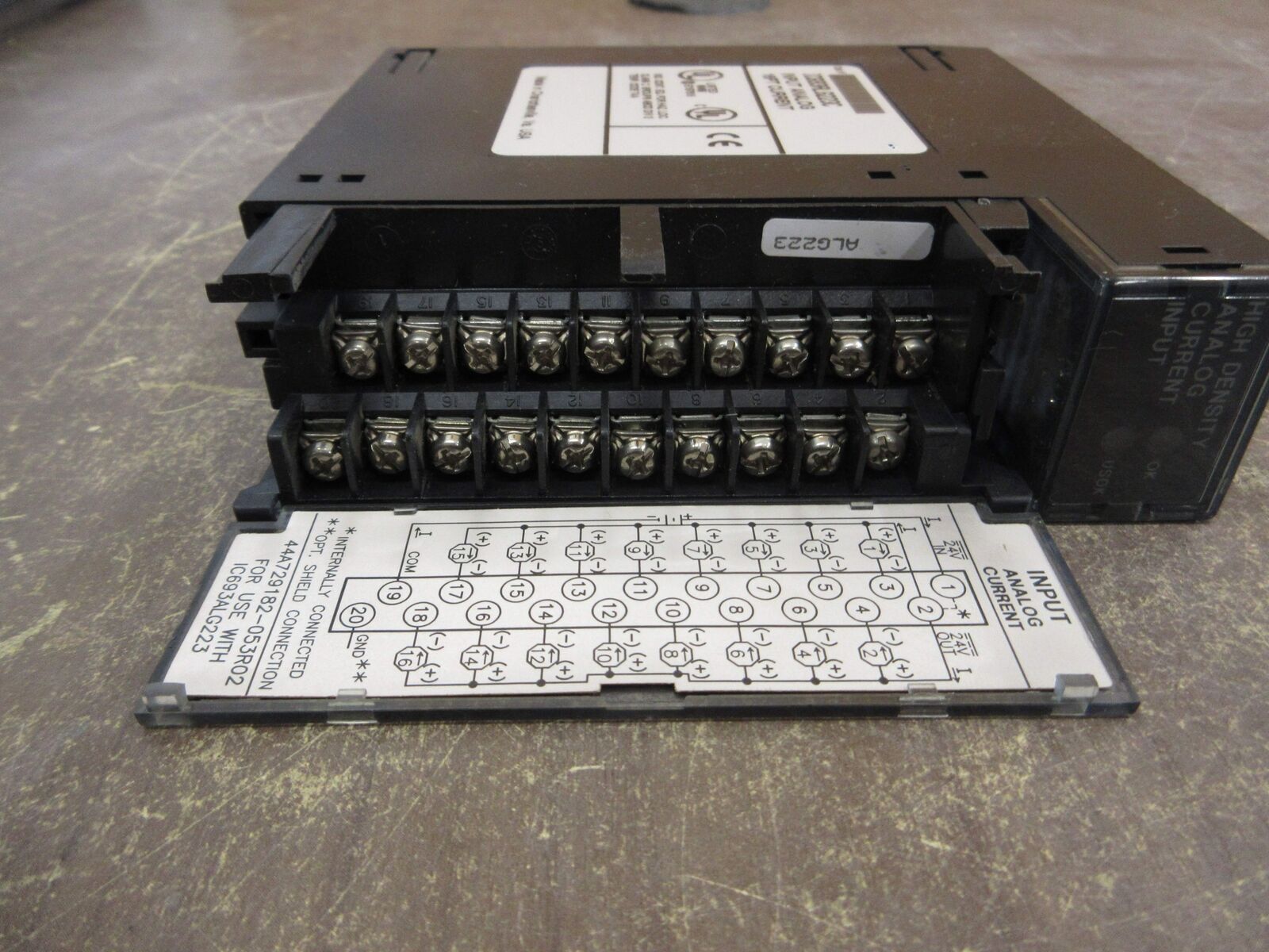 GE Fanuc Analog Current Input Module IC693ALG223C 16PT Used