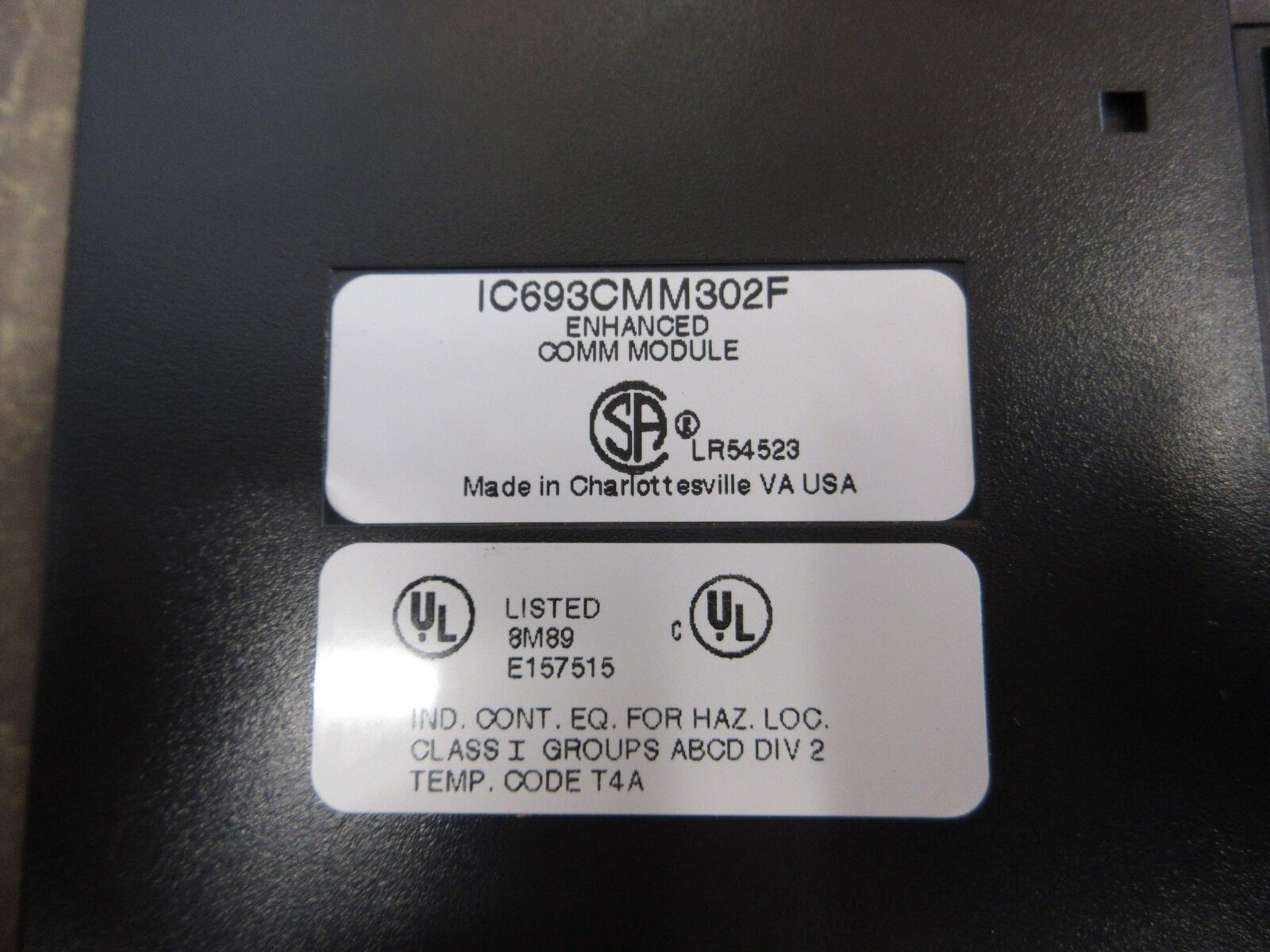 GE Enhanced Comm. Module IC693CMM302F Used