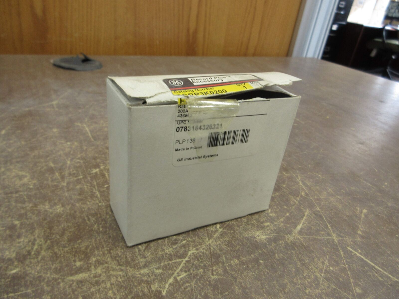 GE Rating Plug FGRP3K0200 200A New Surplus