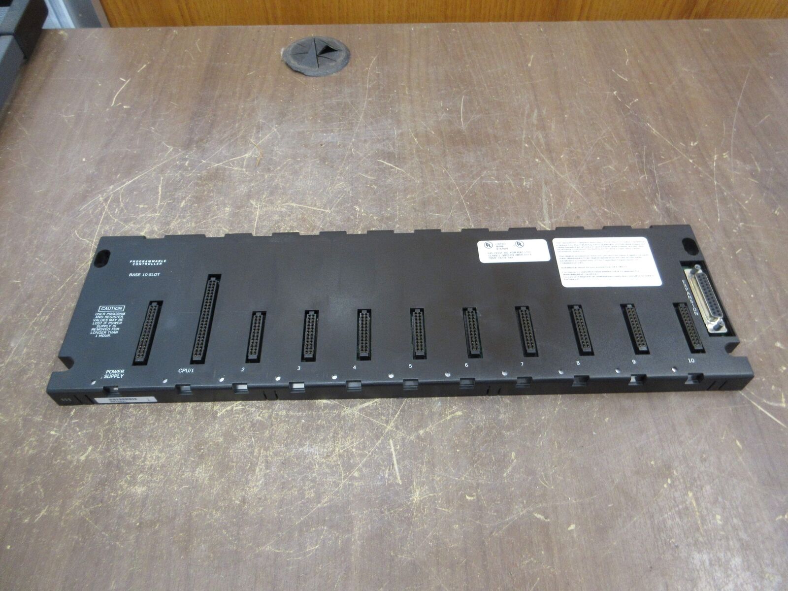 GE Fanuc 10-Slot Base IC693CHS391G Used