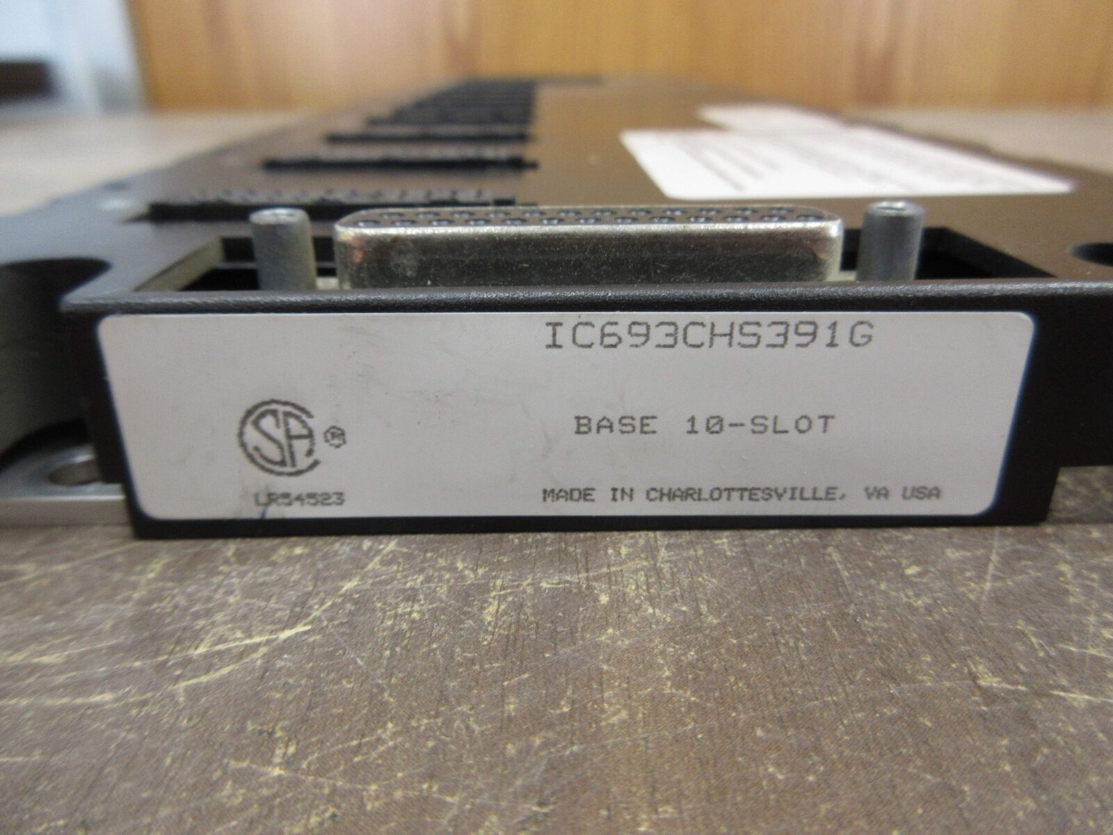 GE Fanuc 10-Slot Base IC693CHS391G Used