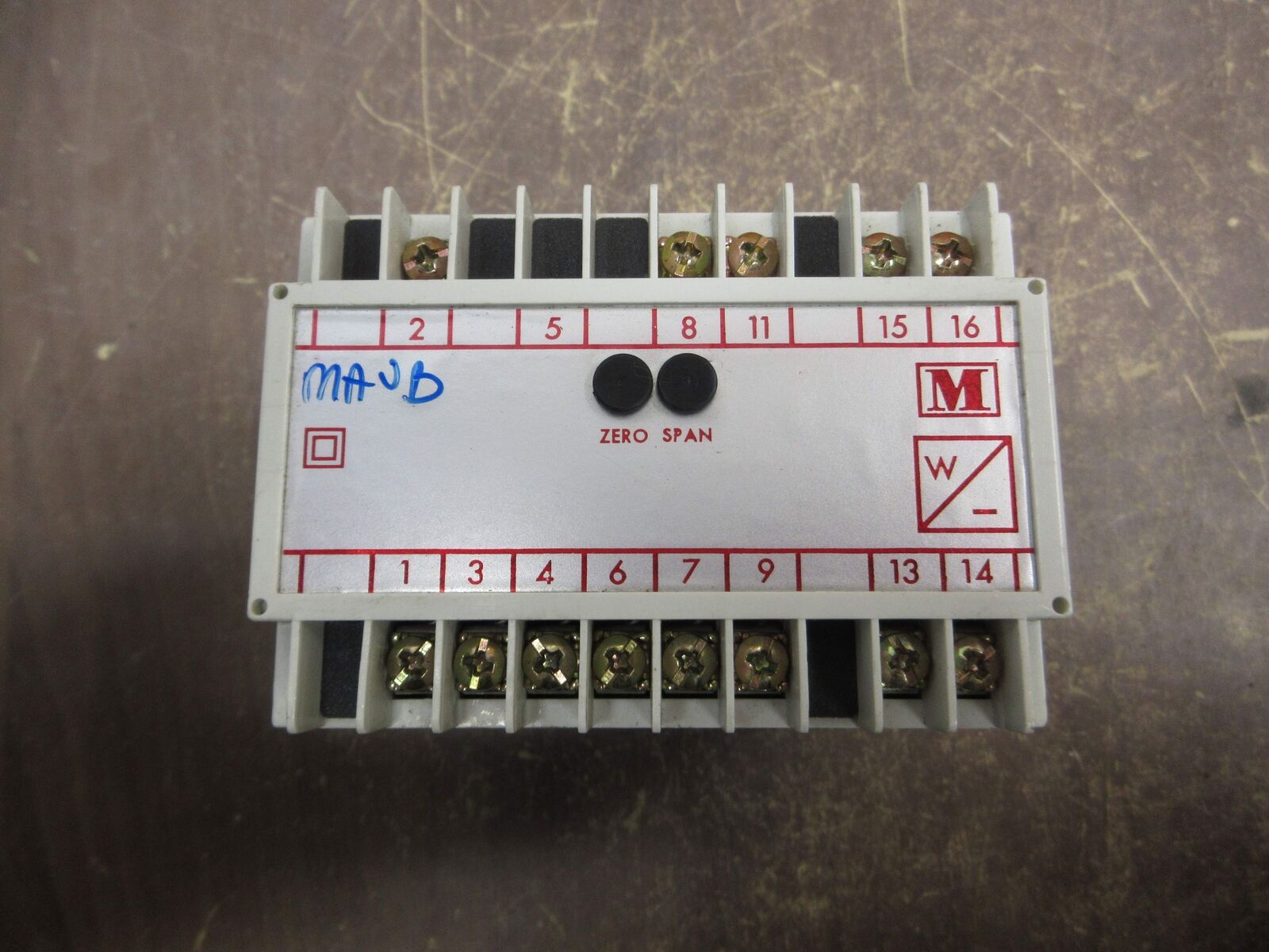 Multitek Watt Transducer M100WA5 Input: 277V Output: 4-20mA Used