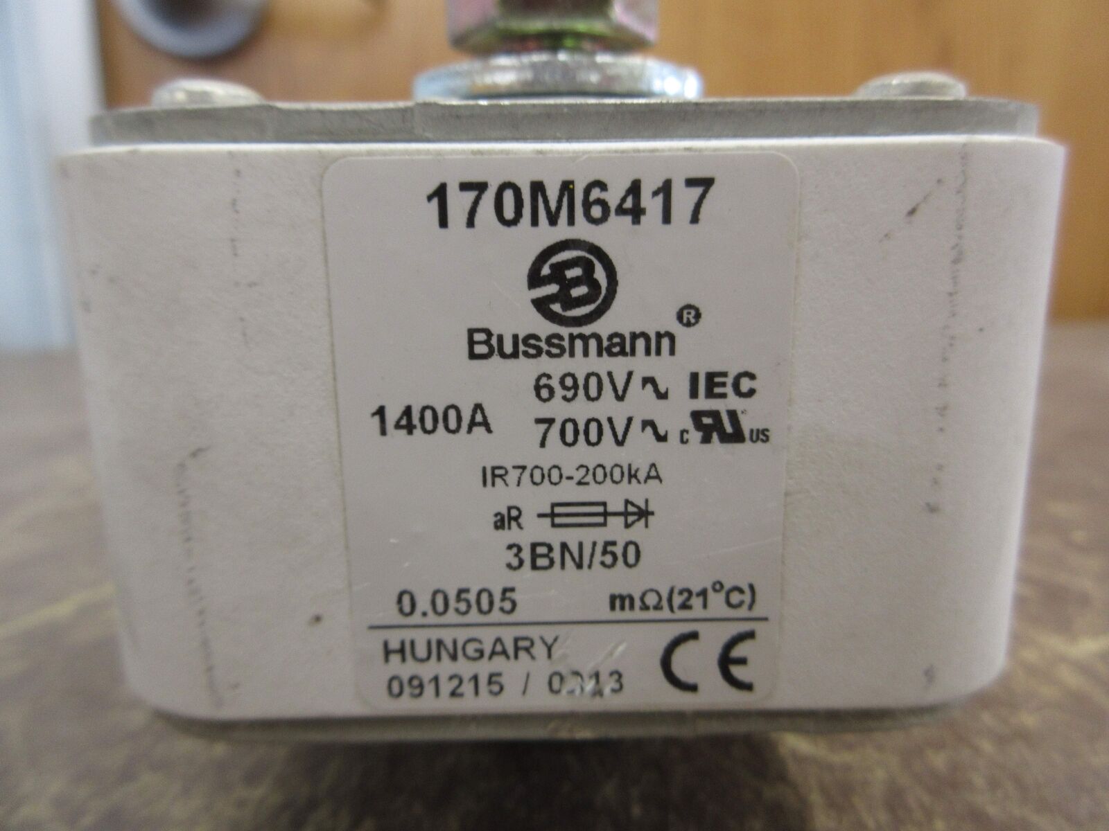 Bussmann Fuse 170M6417 1400A 700V Used