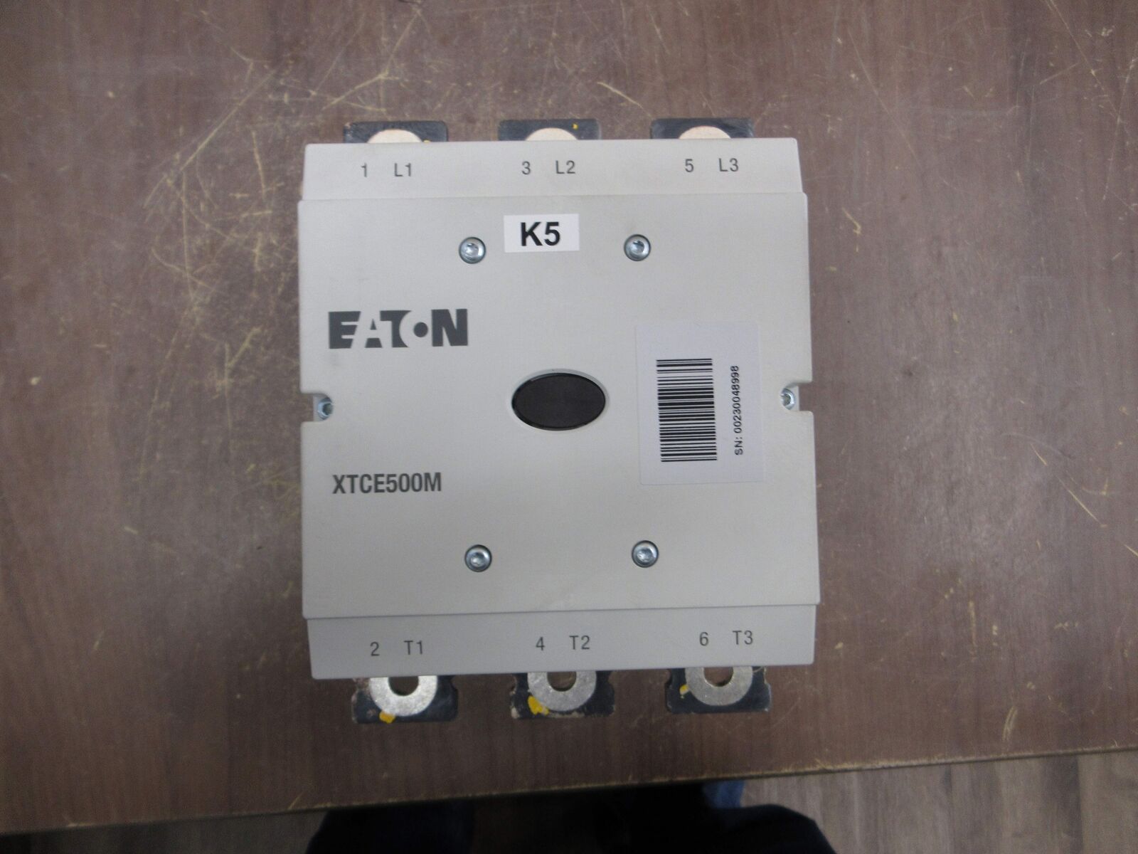 Eaton Contactor XTCE500M 24-48VDC Coil 550A 600V Used