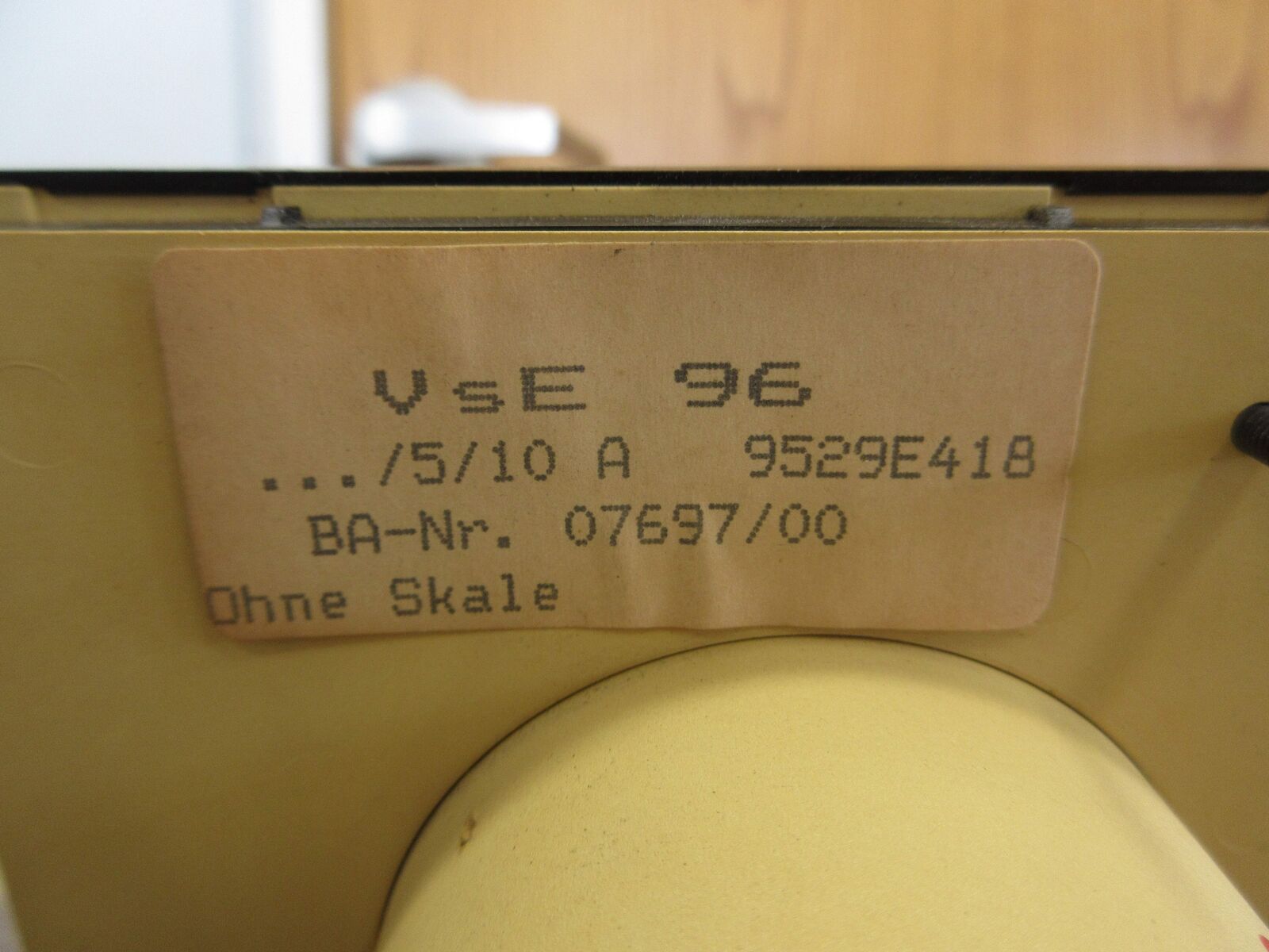 Neuberger VSE 96 Ammeter 07697/00 Range: 0-5kA Used