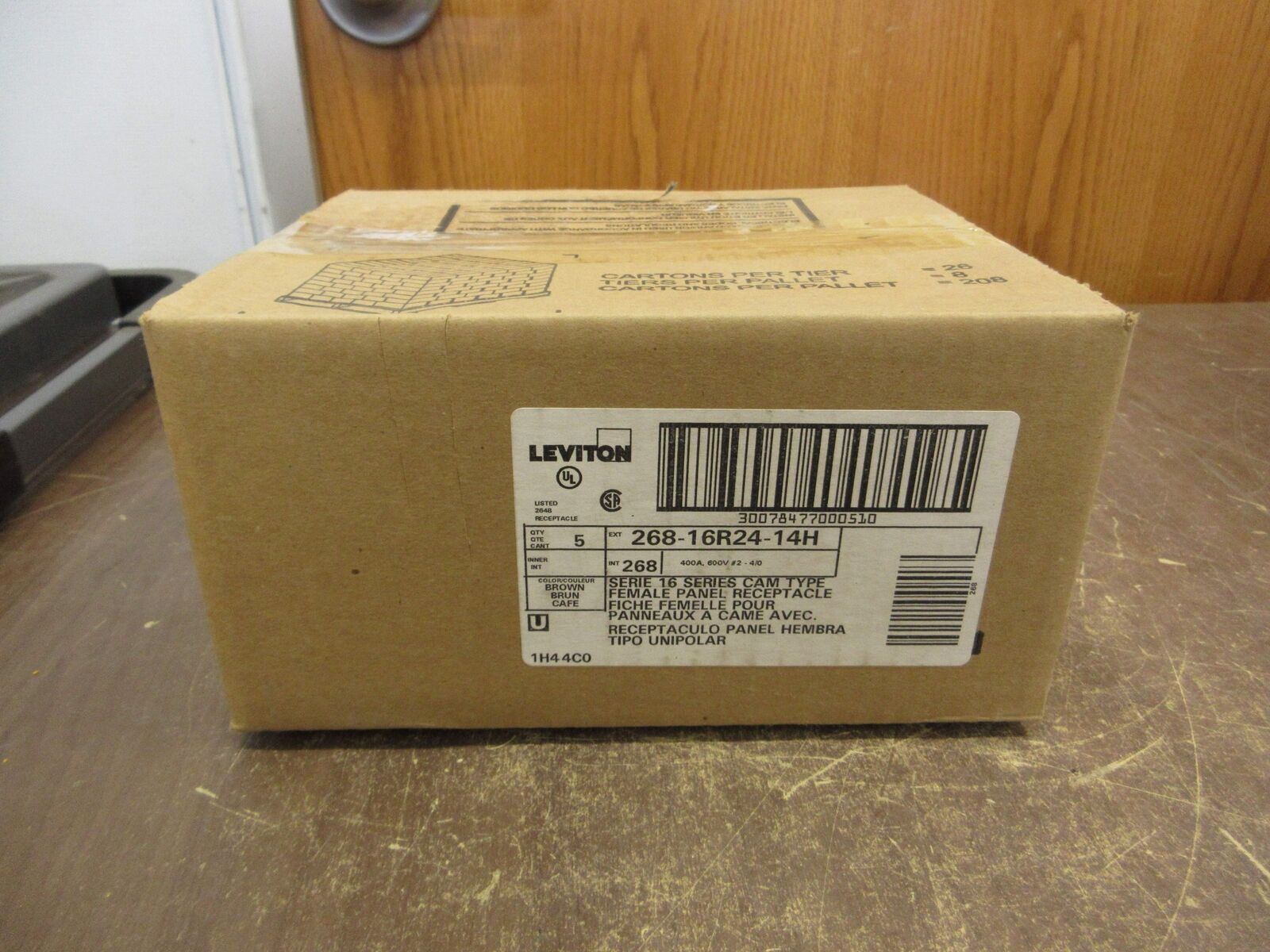Leviton Female Panel Receptacle 268-16R24-14H 400A 600V *Box of 5* New Surplus