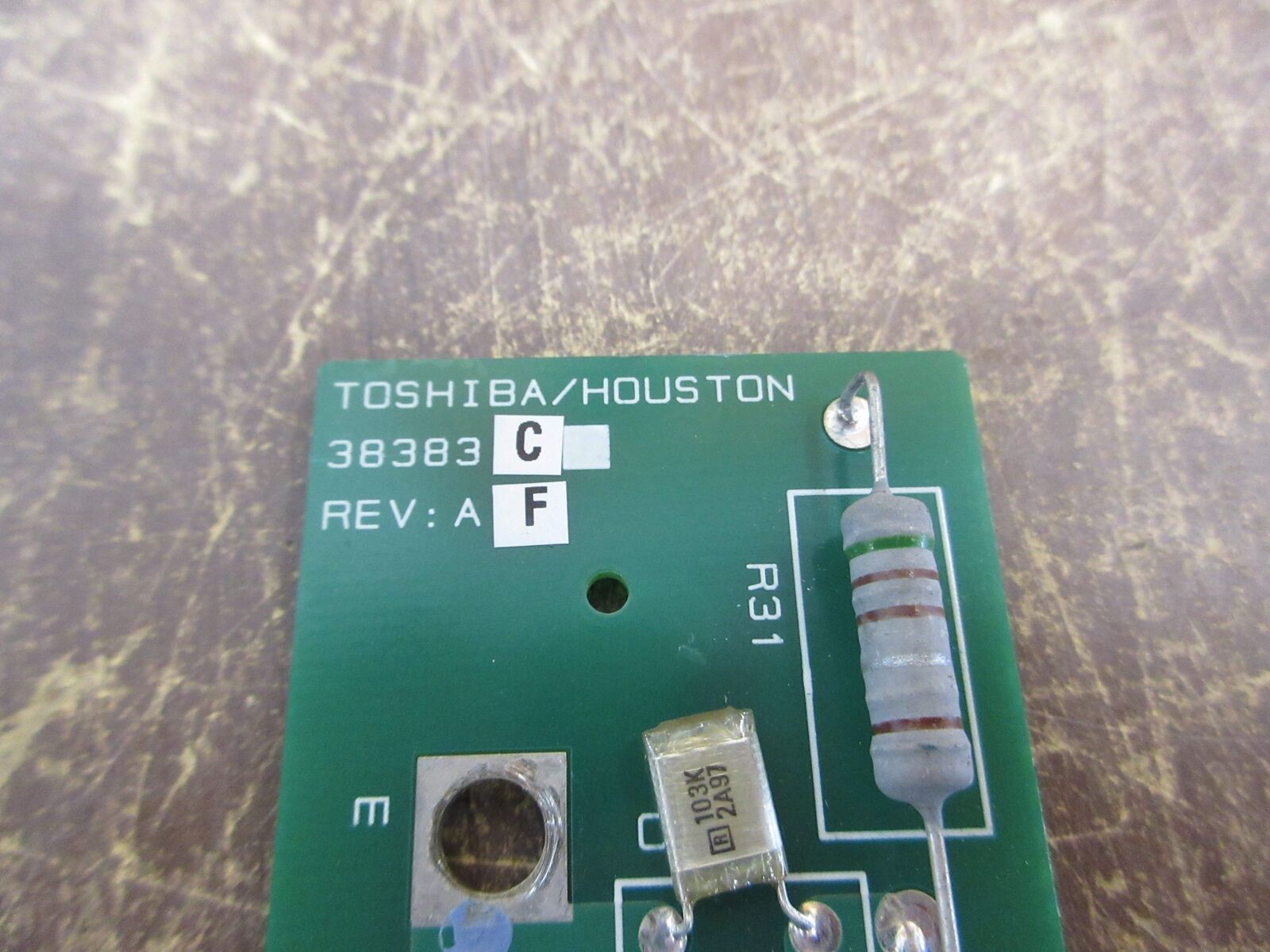 Toshiba G-E Protect CKT Board 38383C Rev. AF Used