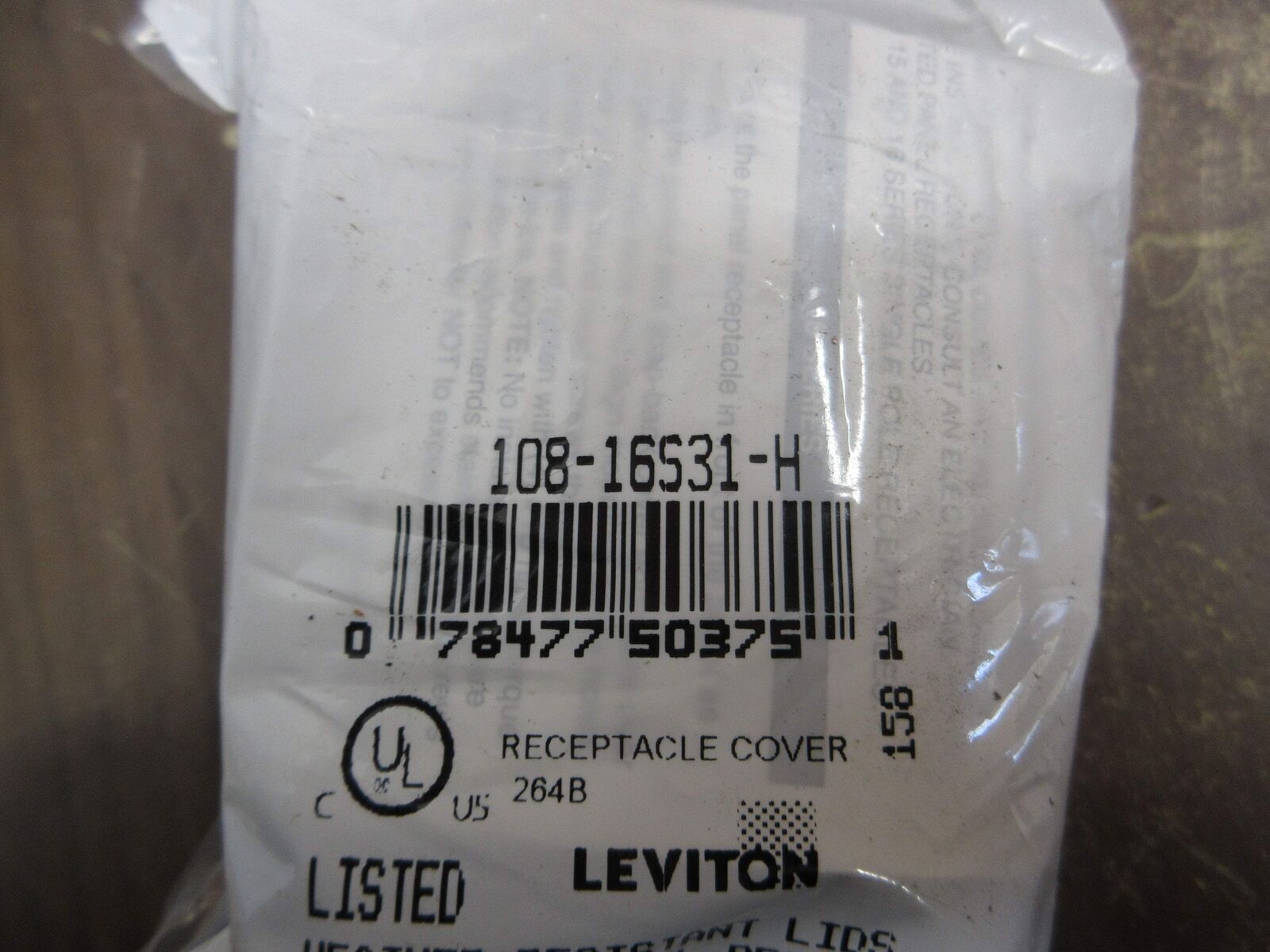 Leviton Nema 3R Receptacle Enclosure 108-16S31-H New Surplus