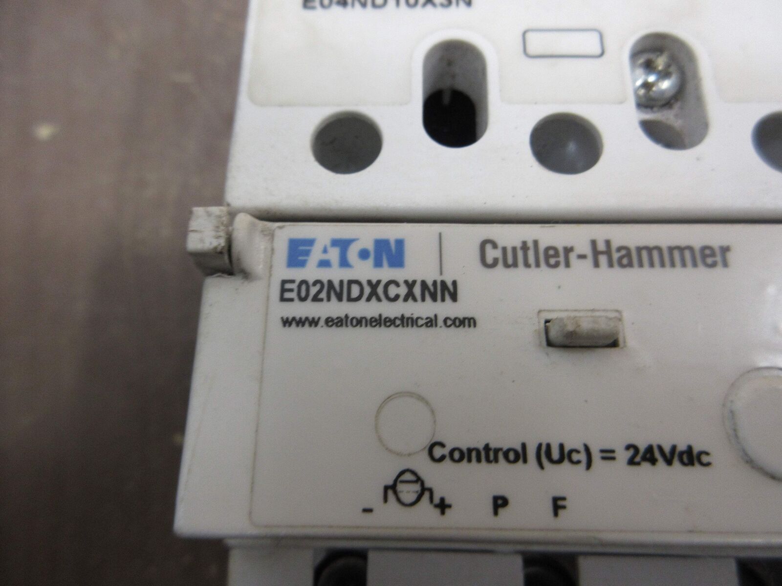 Eaton Contactor E04ND10X3N 24VDC Coil 130A 600V Used