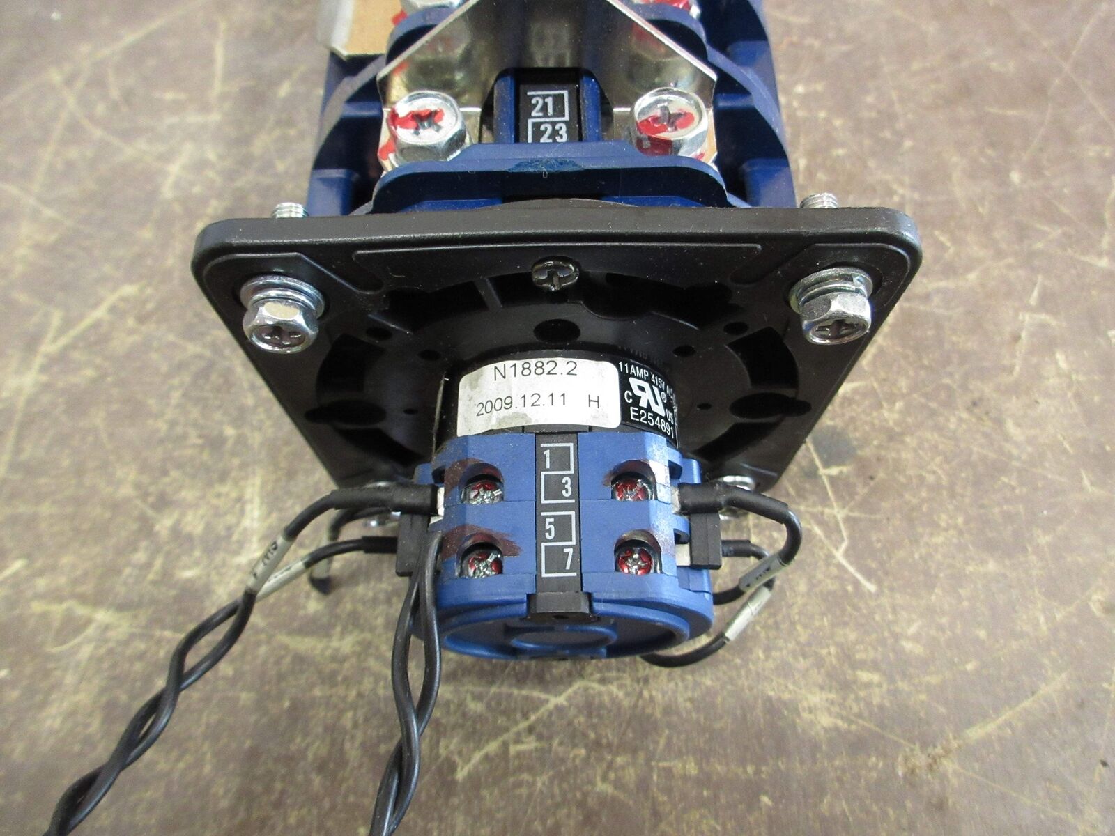 BMTE Rotary Cam Switch 3LBB-115 24A 415V Normal/Bypass/Test/Maint Used