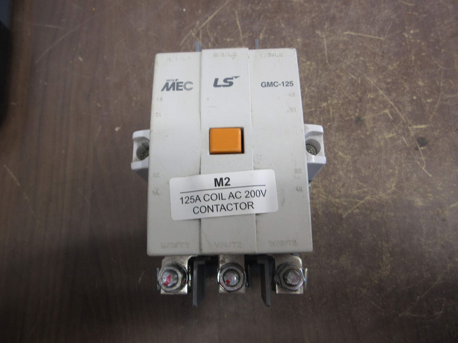 LS MEC Contactor GMC-125 100-240VAC/100-220VDC Coil 160A 600V Used