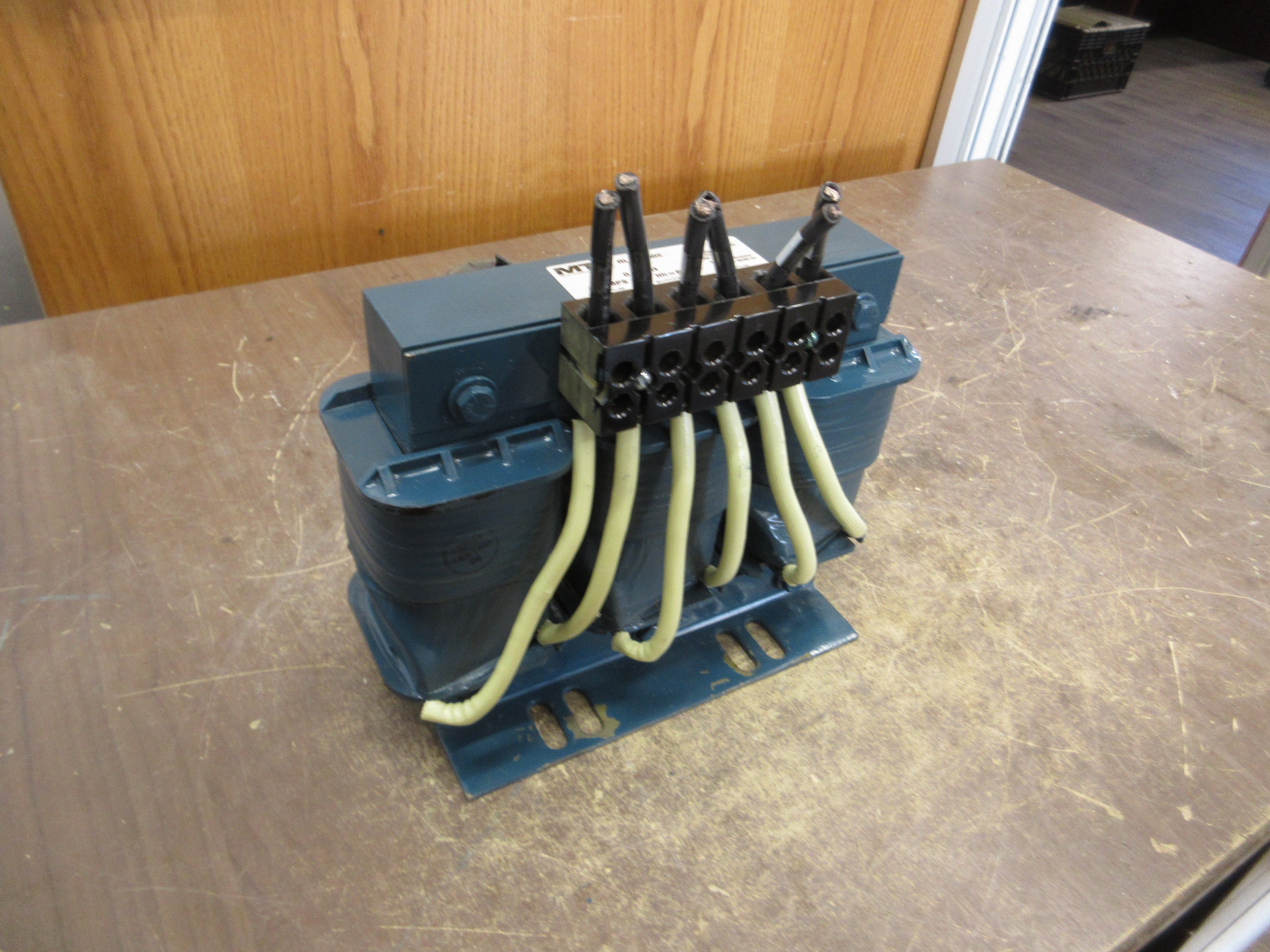 MTE 3Ph Line Reactor RL-04502 0.7mH 45A 600V 50/60Hz Used