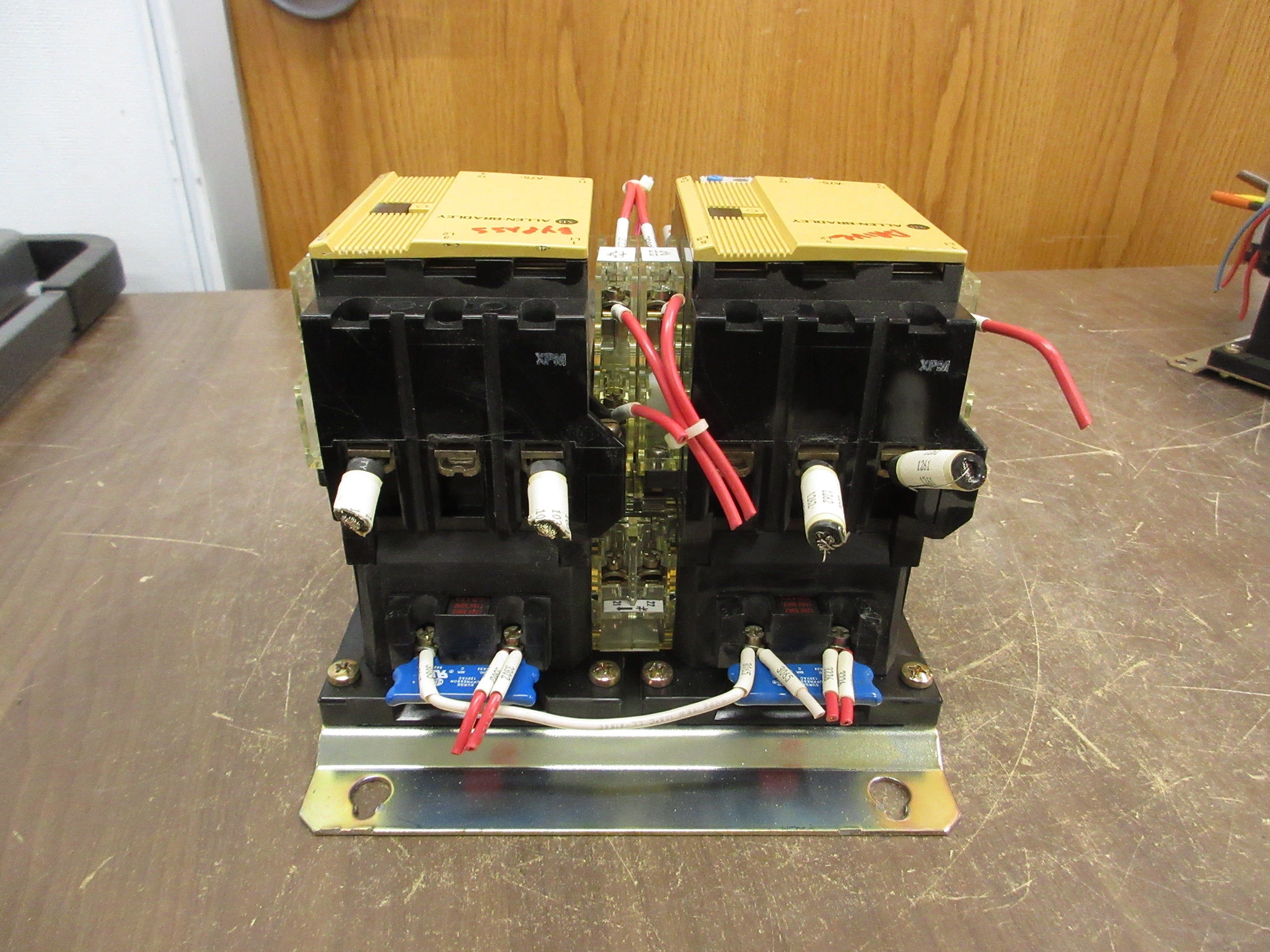 Allen-Bradley Reversing Starter 100-A75N*3 / 193-A2K3 120V Coil Trip: 23-75A