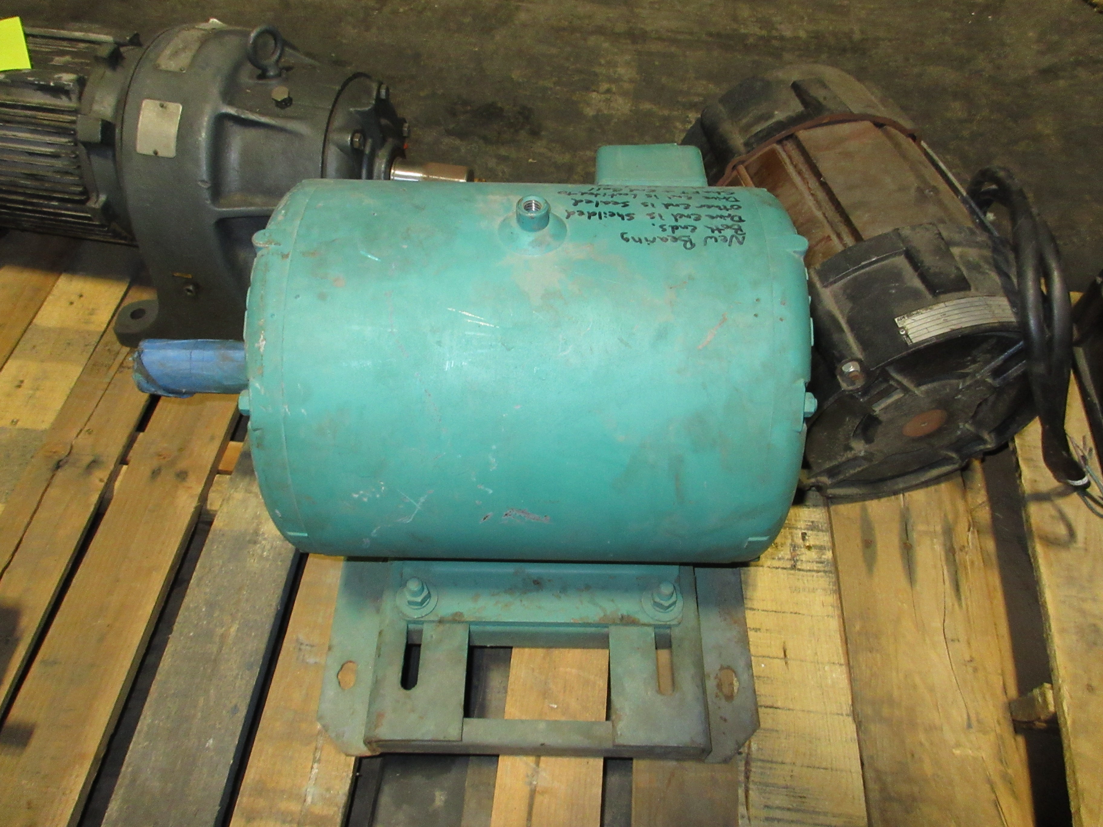 Baldor Motor M2513T 15HP 1800RPM 230/460V 40/20A 3Ph 60Hz Used