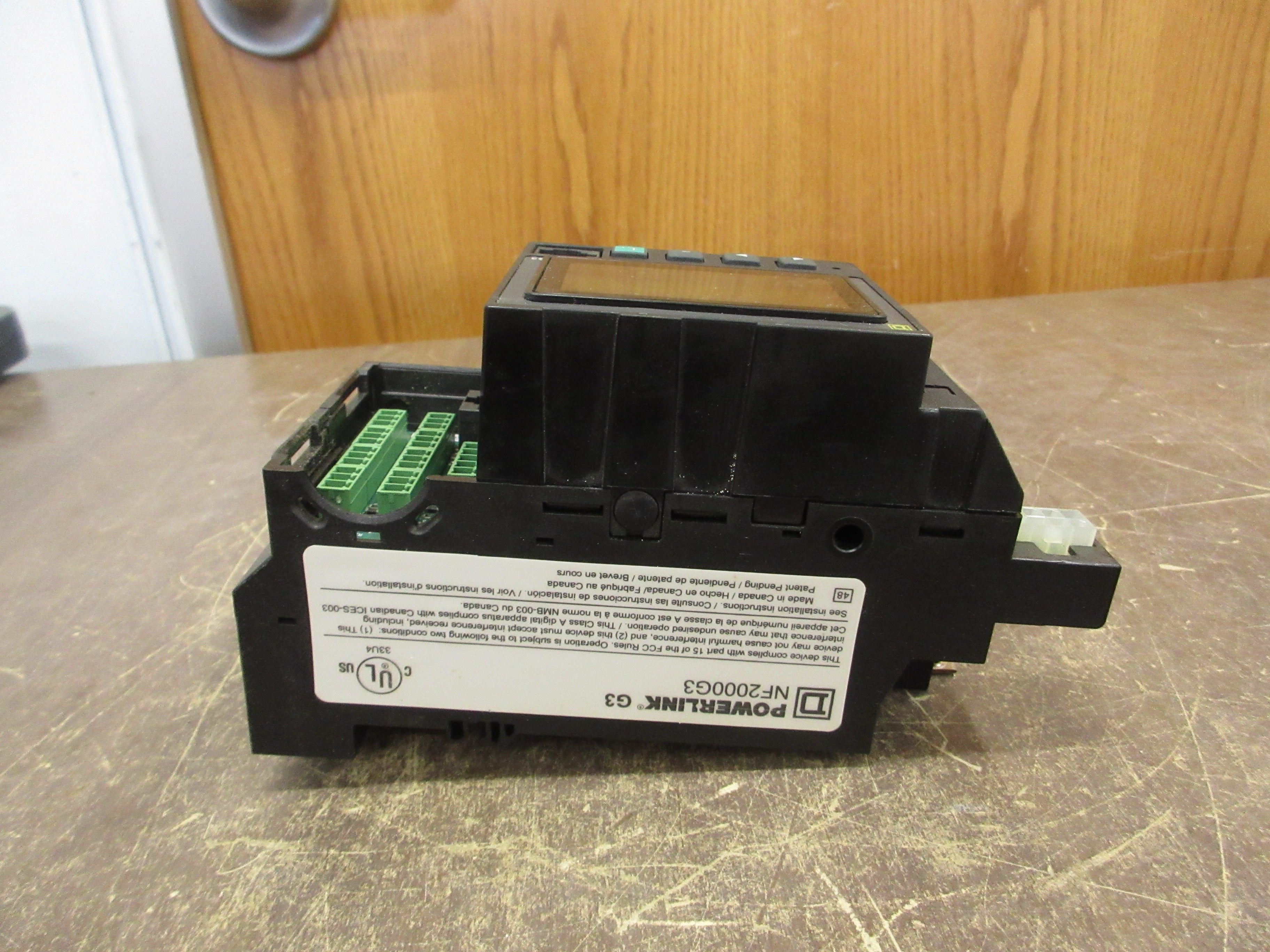 Square D Powerlink G3 Controller NF2000G3 *No Terminal Cover* Used