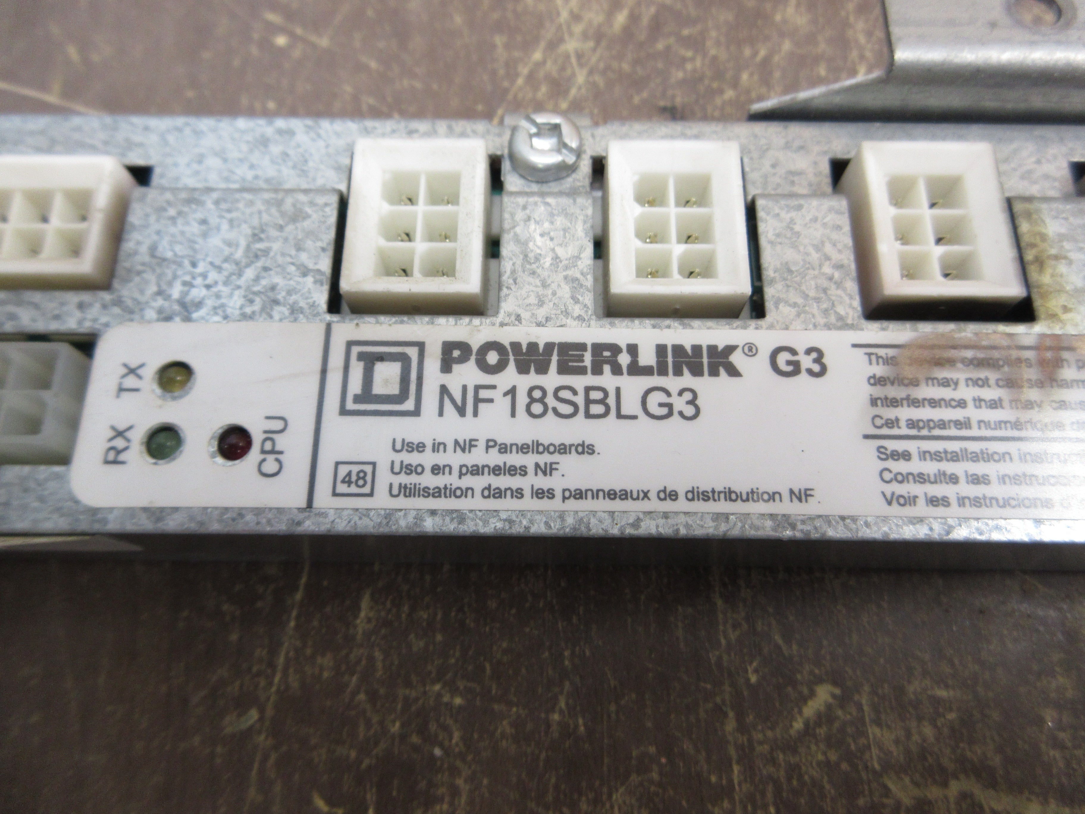 Square D Powerlink G3 Circuit Control Bus NF18SBLG3 Used