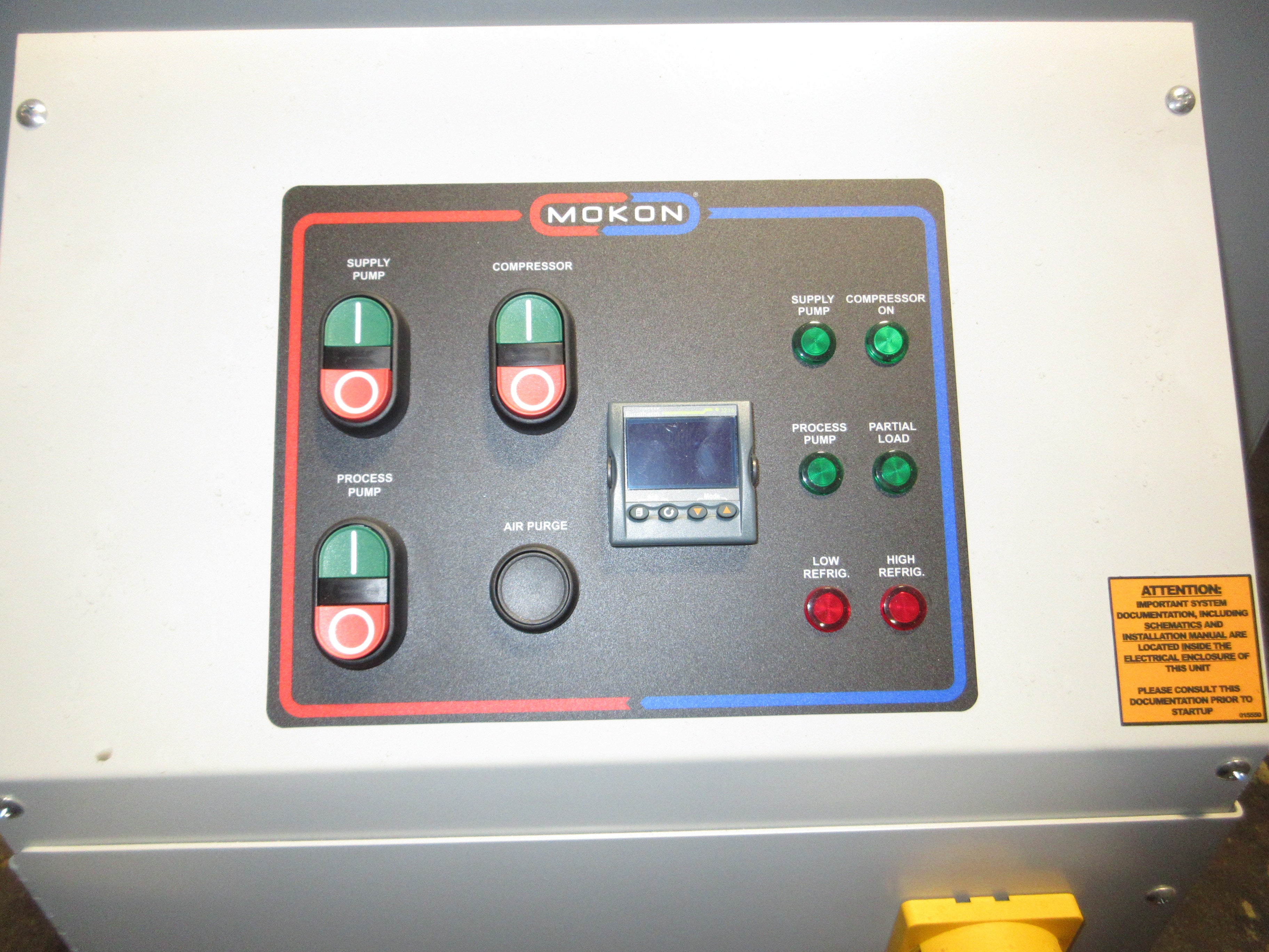 Mokon Water Temperature Control Unit 311513 3kW 460V 3Ph 60Hz 15A 200°F Max Used