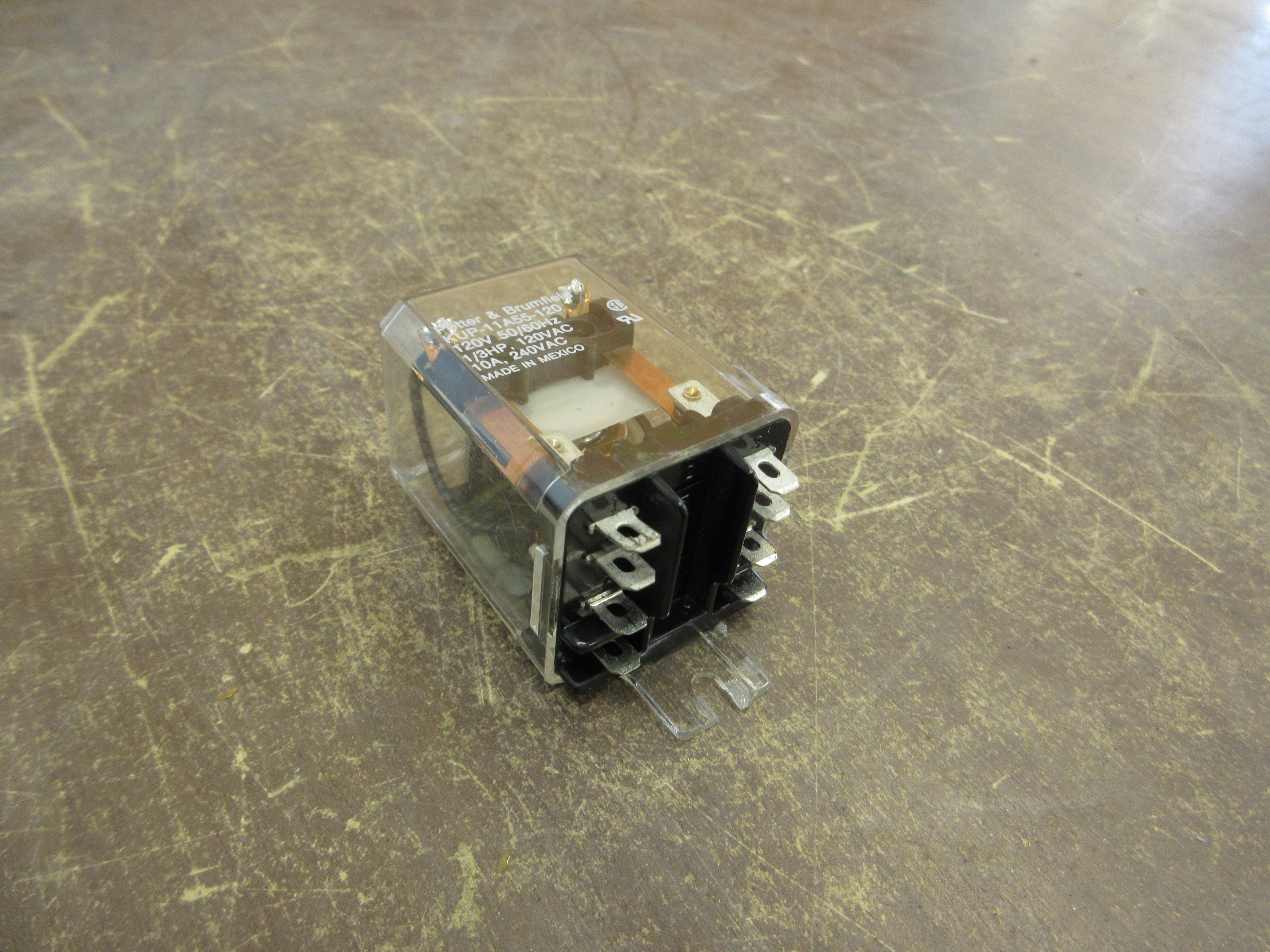 Potter & Brumfield Relay KUP-11A55-120 120V Coil Used