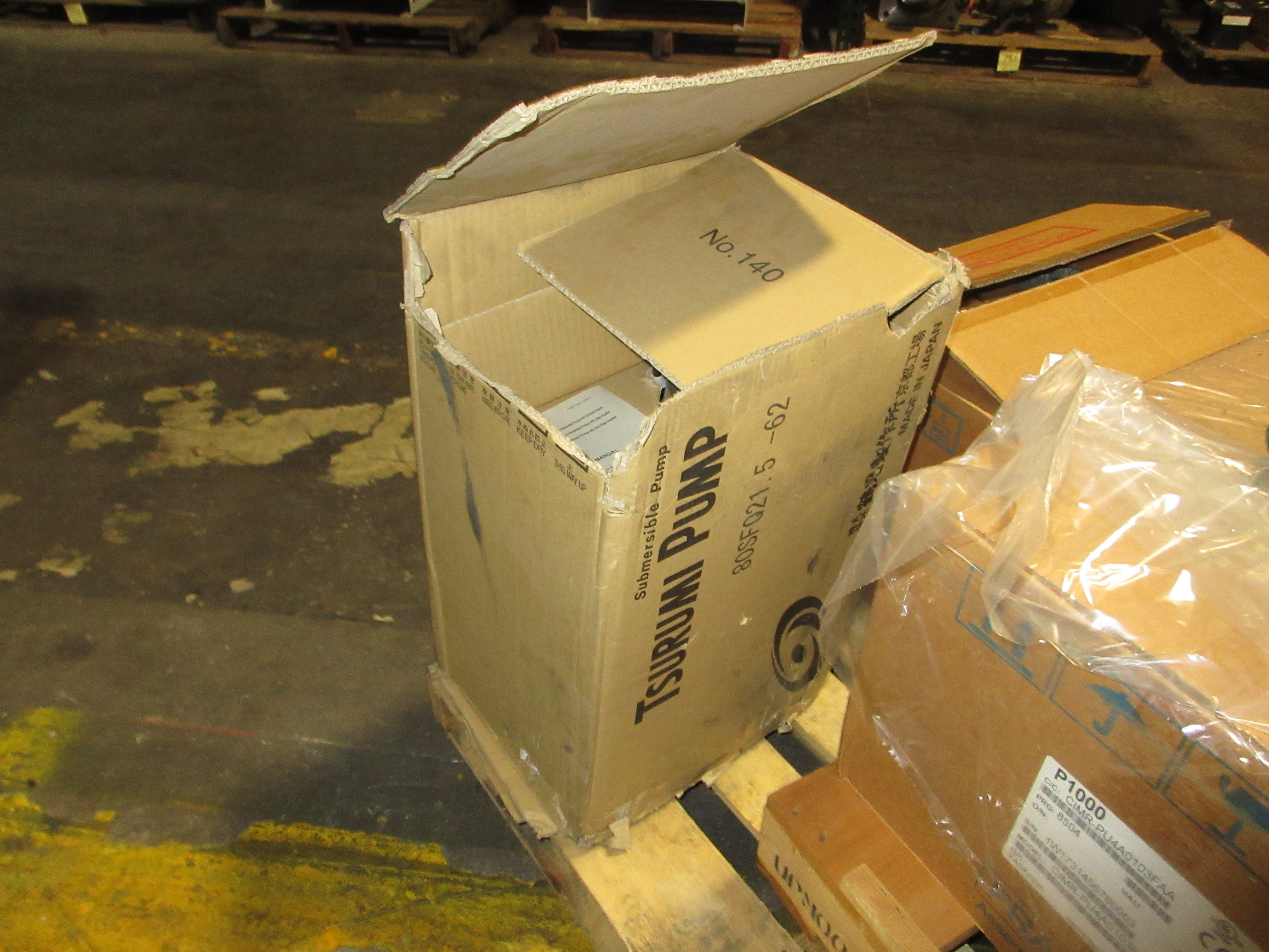 Tsurumi Submersible Pump 80SFQ21.5-62 2HP 460V 60Hz 3Ph 71ft Head 165GPM